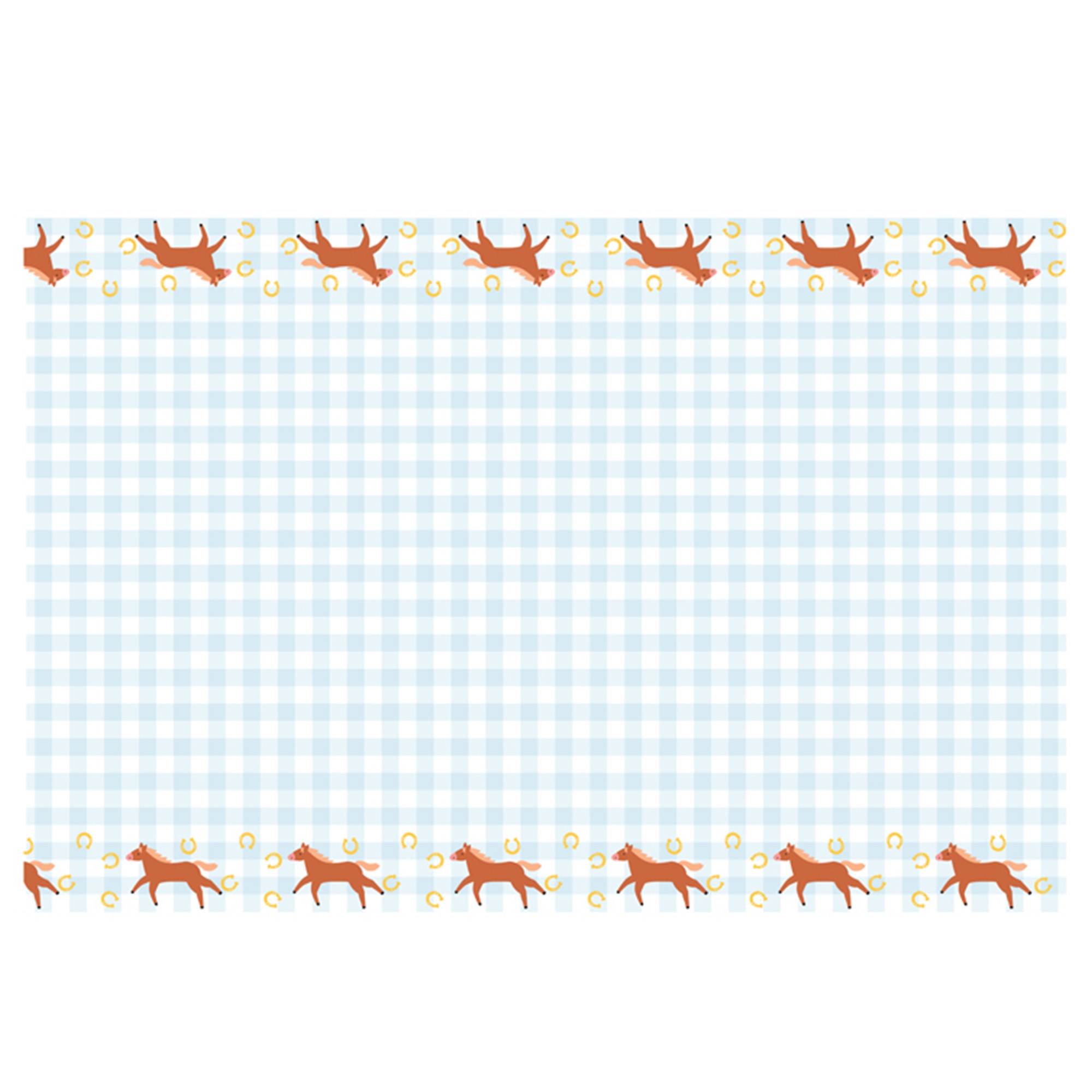 Papier Tischdecke "Pferde" 180x120 cm Dekoration für Zuhause, Teppich