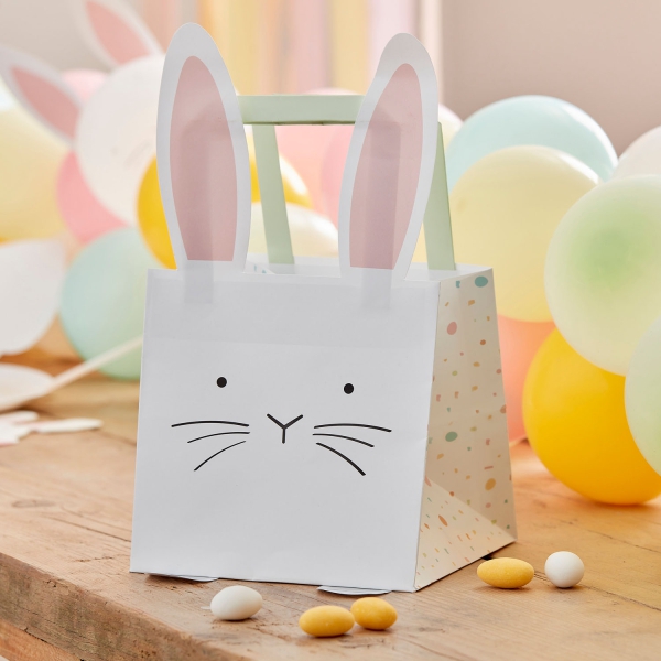 5 Geschenktüten "Osterhase"