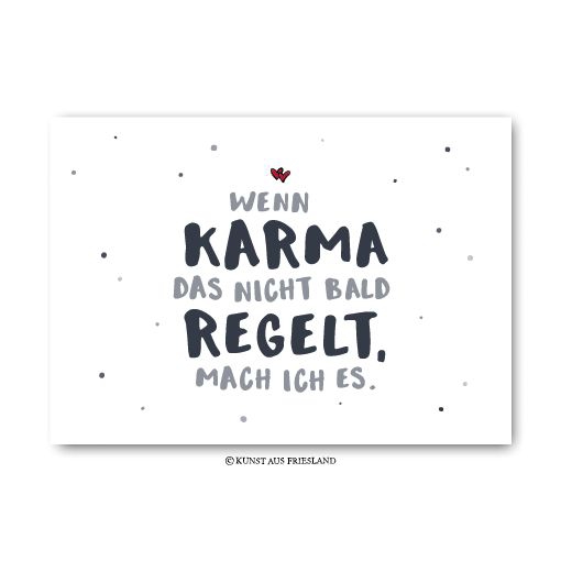 Postkarte "Karma" Postkarte "Karma"