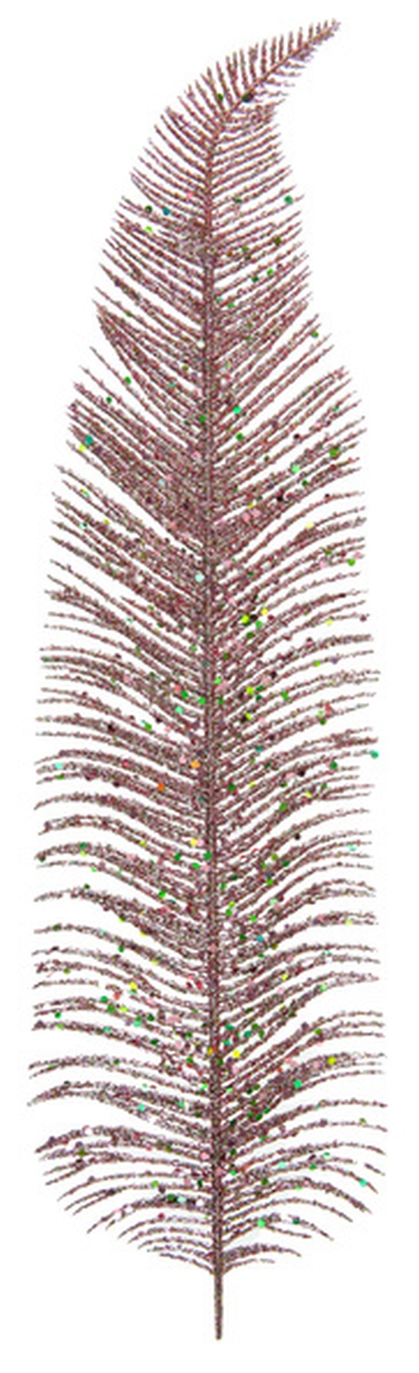 Roségold - großes Palmenblatt
