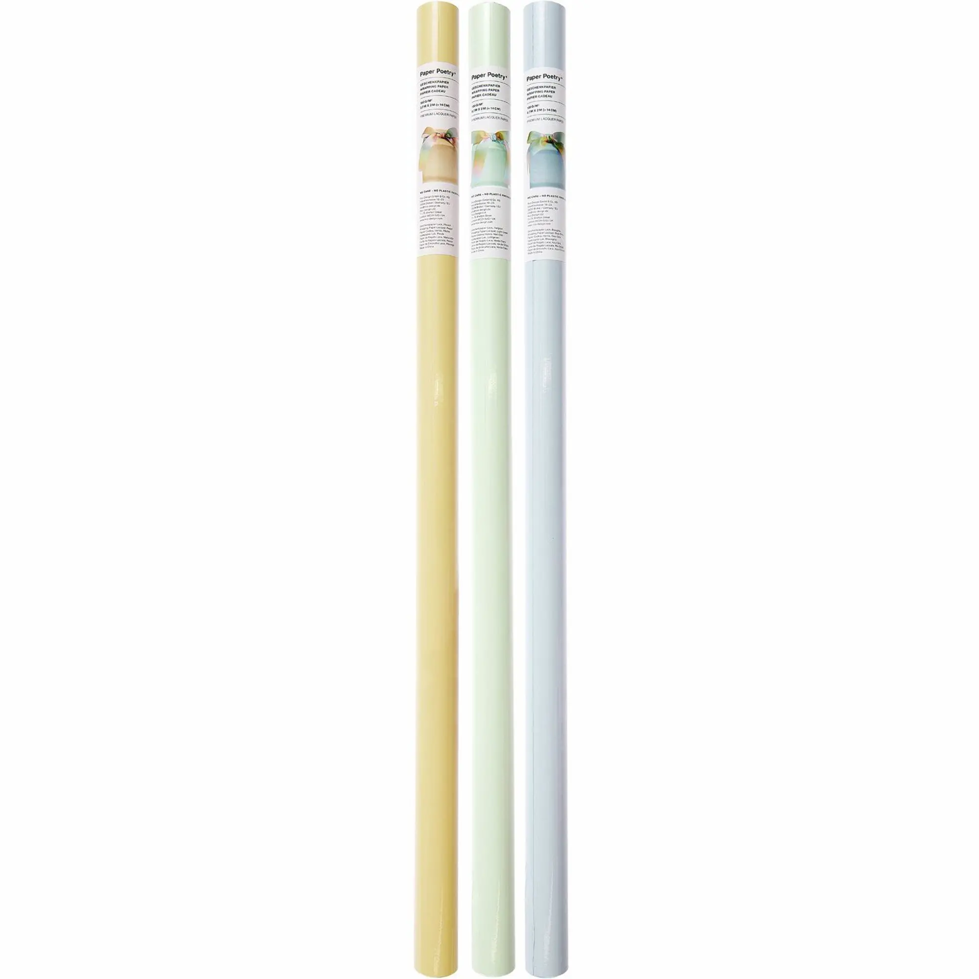 Geschenkpapier "Pfirsich" Lack 2 m x 70 cm
