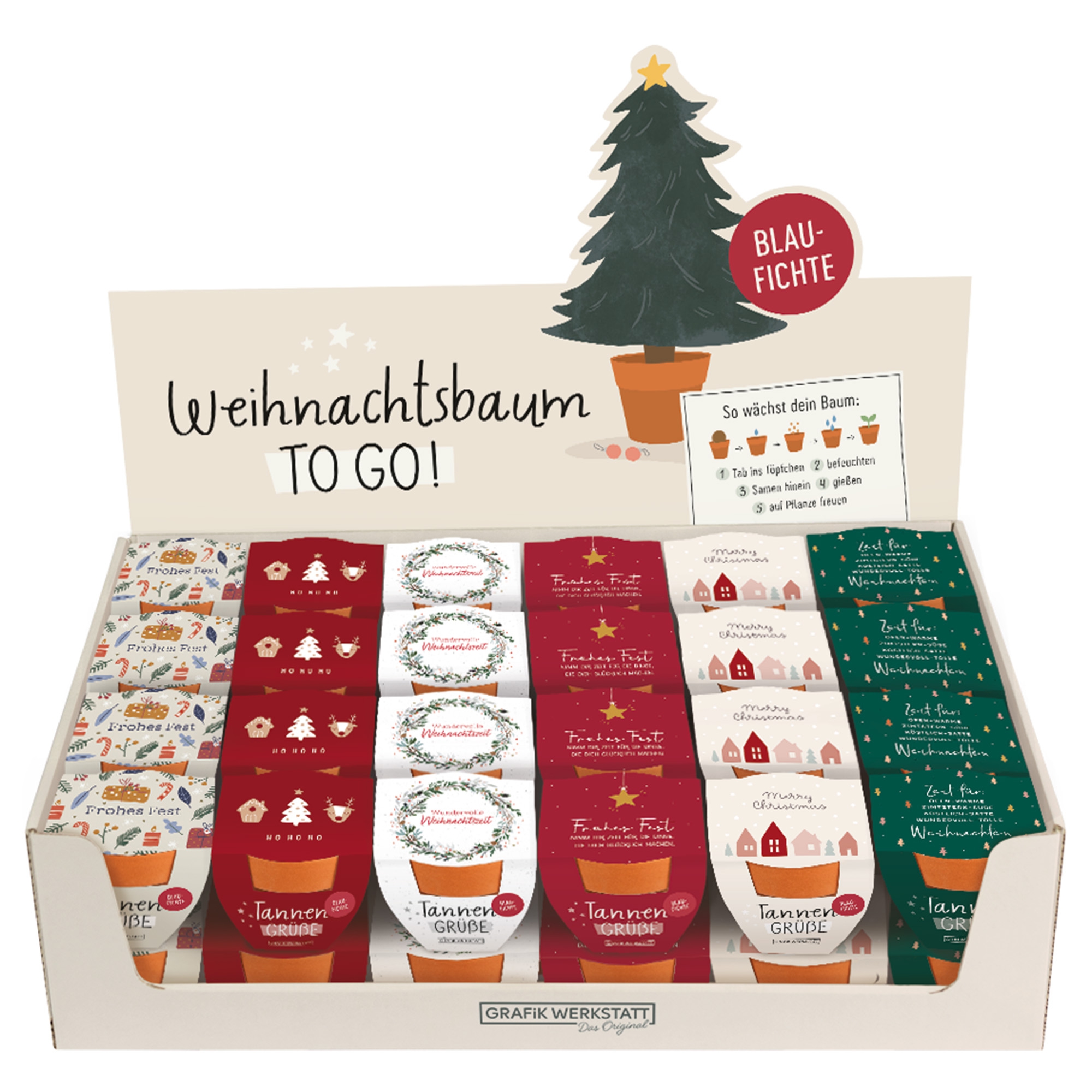 Weihnachtsbaum to go "Blaufichte", Tannengrüße Weihnachtsbaum to go "Blaufichte", Tannengrüße