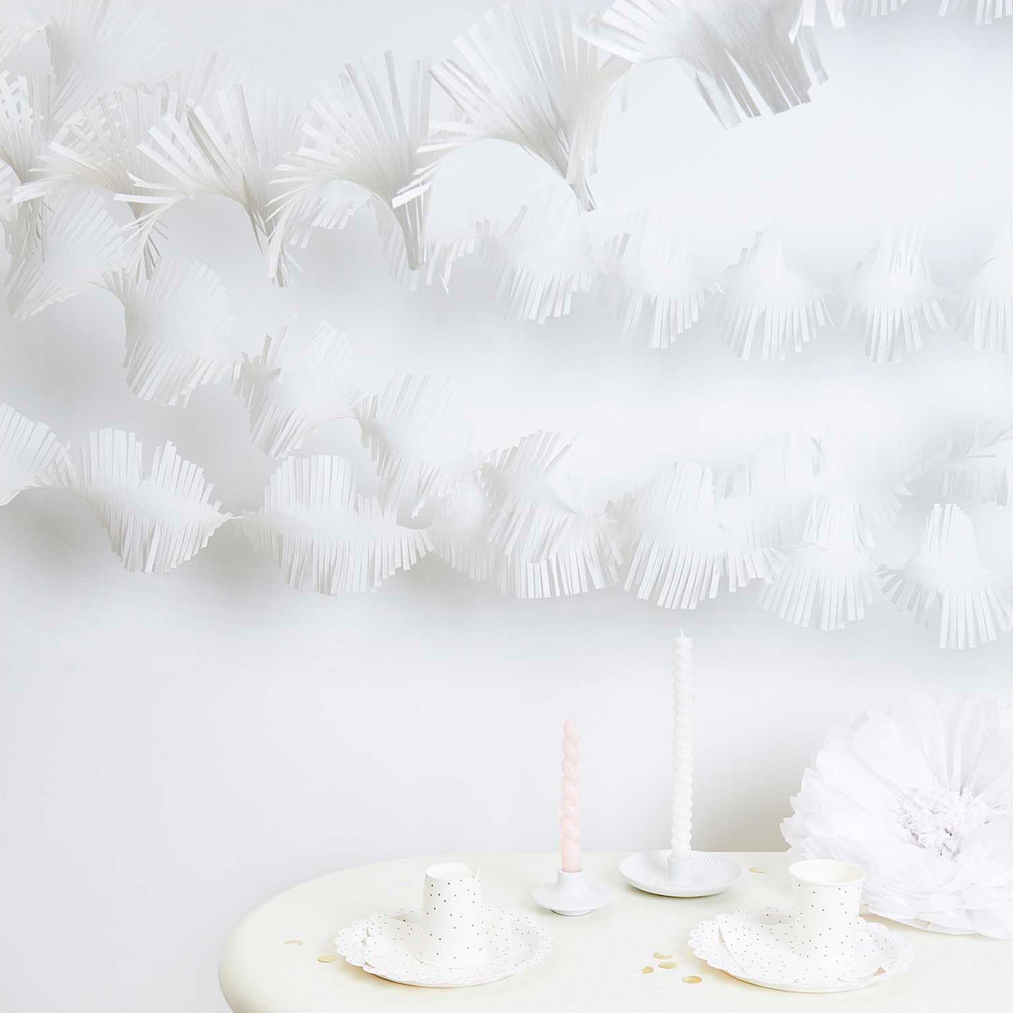 7 Krepp Girlanden "Weiß" je 3 m 7 Krepp Girlanden "Weiß" je 3 m