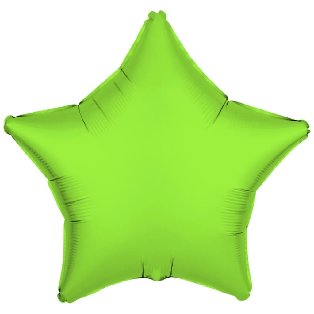 Folienballon Stern Neon Grün 45cm
