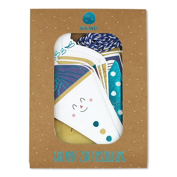 Girlande zur Einschulung "Schultüten und Schulranzen" Girlande zur Einschulung "Schultüten und Schulranzen"