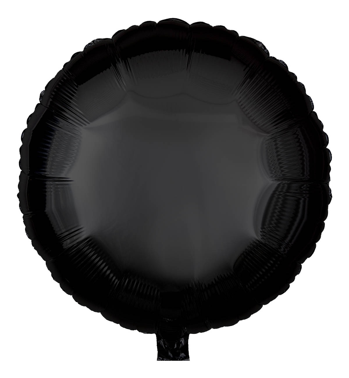 Folienballon Rund Schwarz 45cm