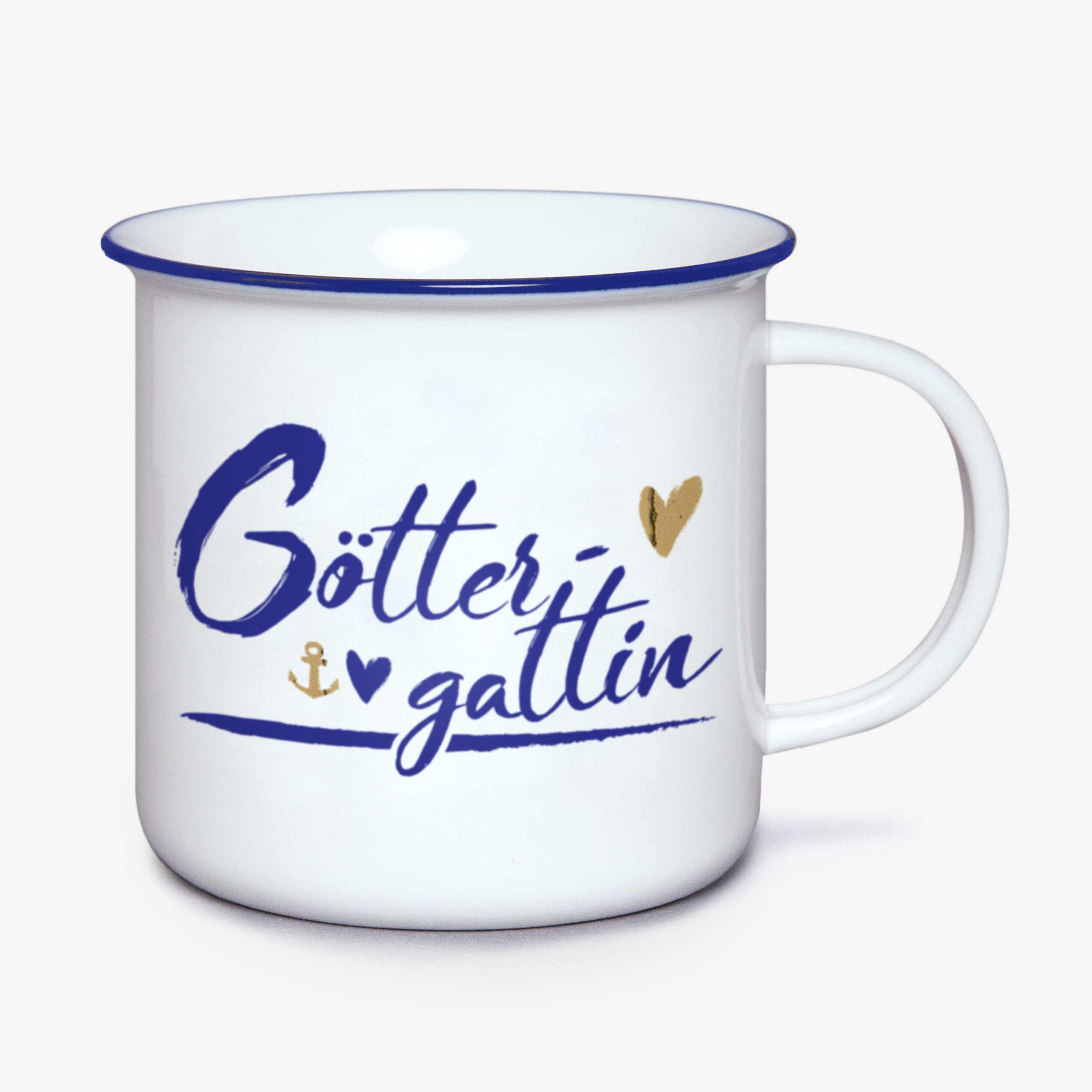 Tasse aus Porzellan "Göttergattin"