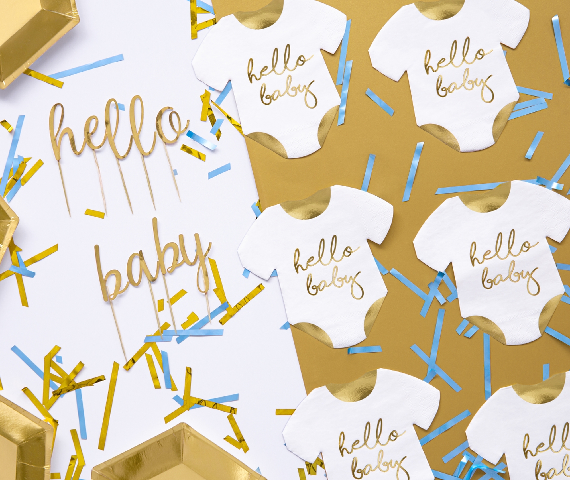 Cake Topper - ABC - Alphabet Gold Cake Topper - ABC - Alphabet Gold