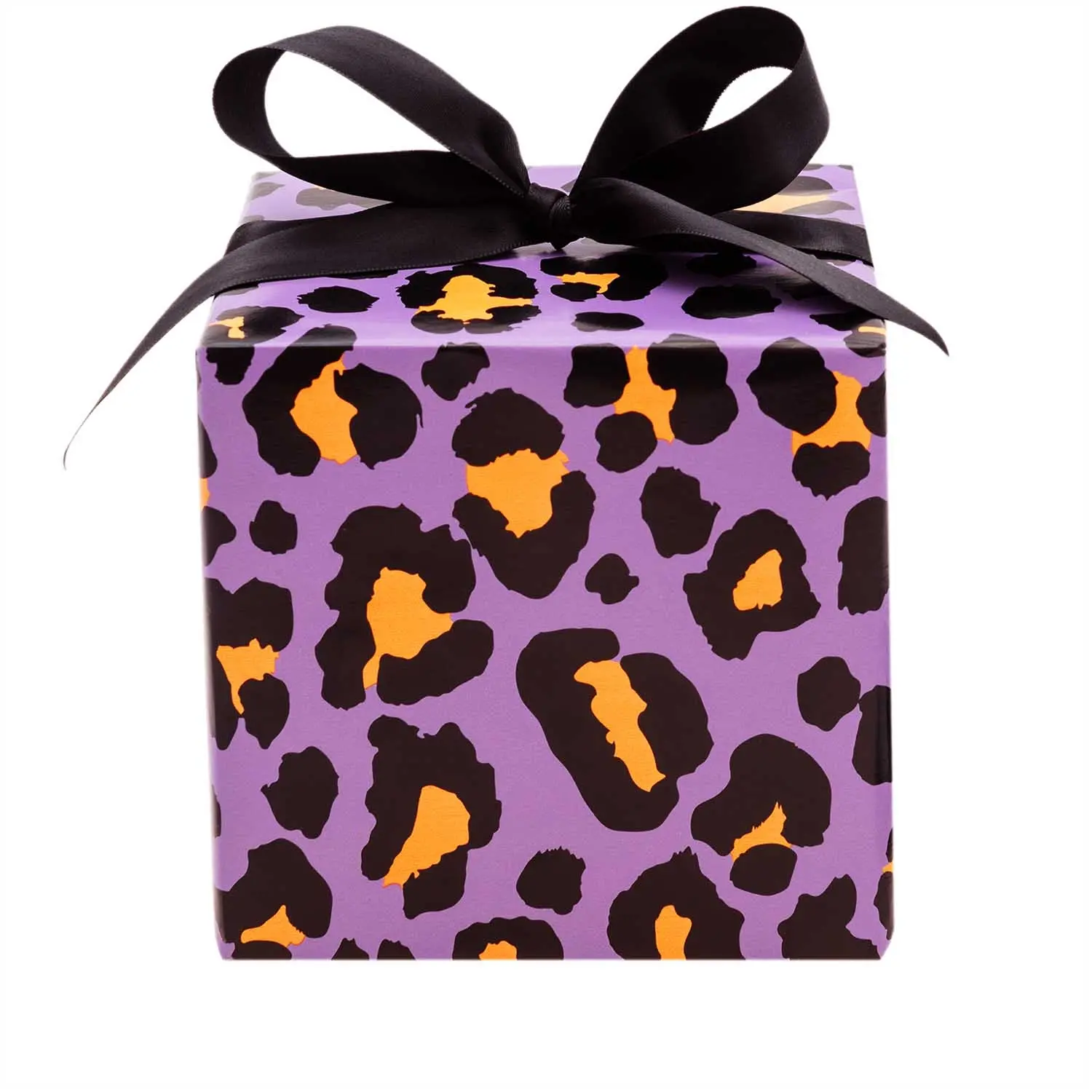 Geschenkpapier auf Rolle, "Acid Leo"- Lila 3m