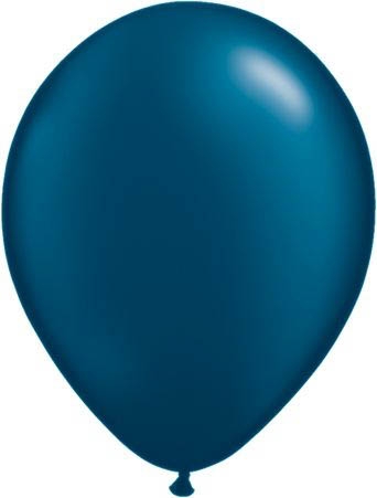 Qualatex Latexballon Pearl Midnight Blue Ø 13cm