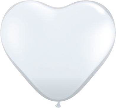 Latexballon Herz Transparent Crystal Ø 45cm