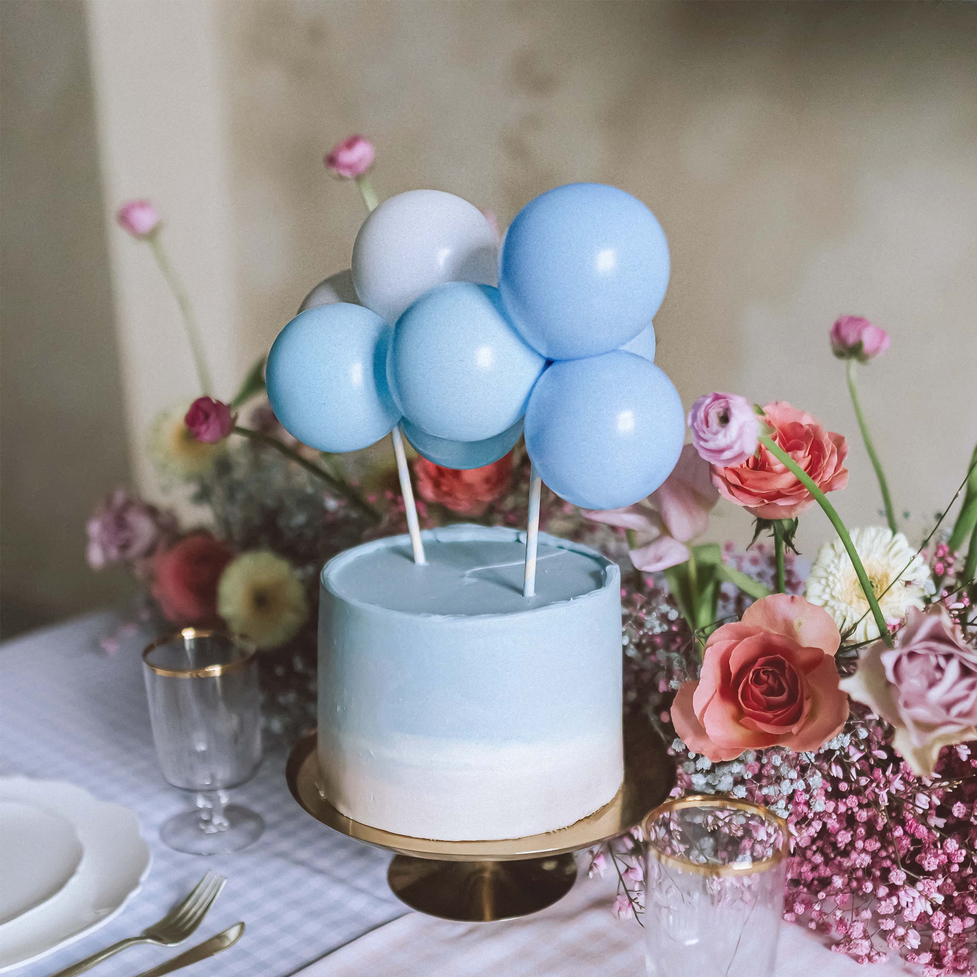 Cake Topper "Ballons Blau" Cake Topper "Ballons Blau"
