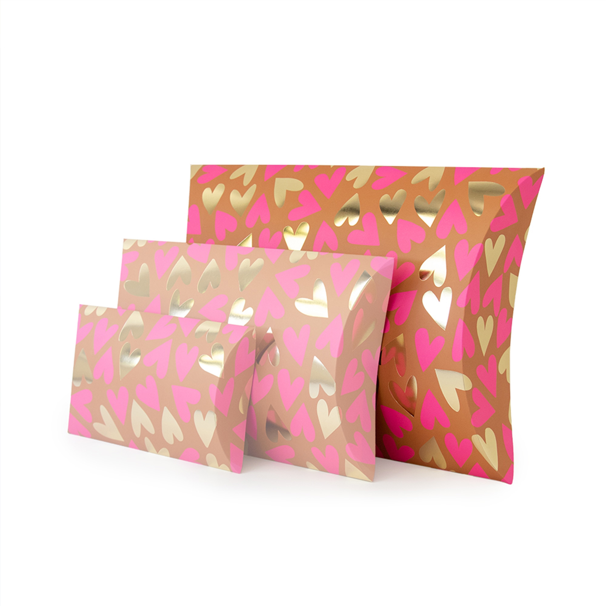 Geschenkschachtel L "Herzen" Pink Geschenkschachtel L "Herzen" Pink