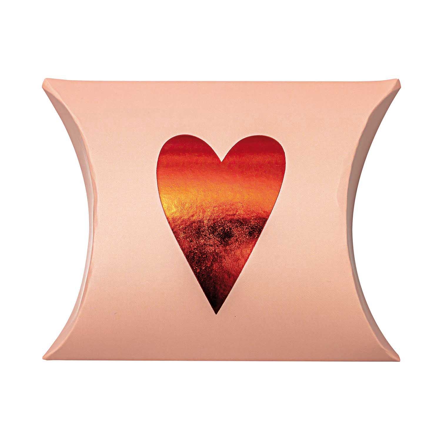 6 Geschenkschachteln, Rosa/Blush mit Herz 6 Geschenkschachteln, Rosa/Blush mit Herz