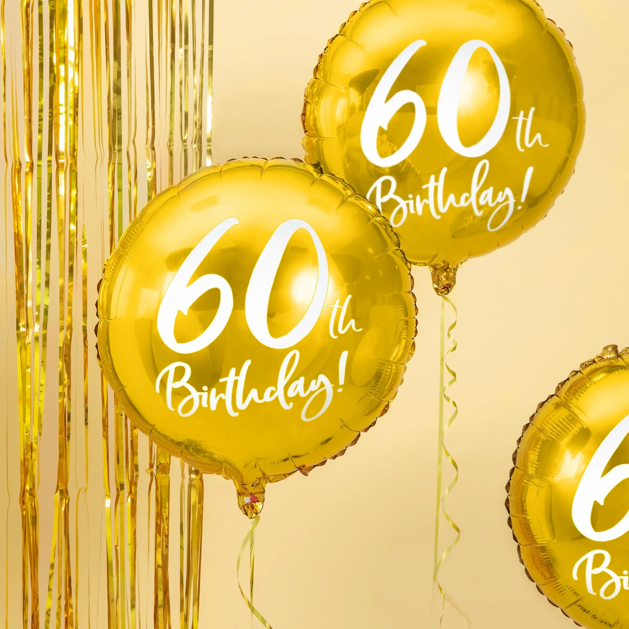 Folienballon "60th Birthday" 45cm