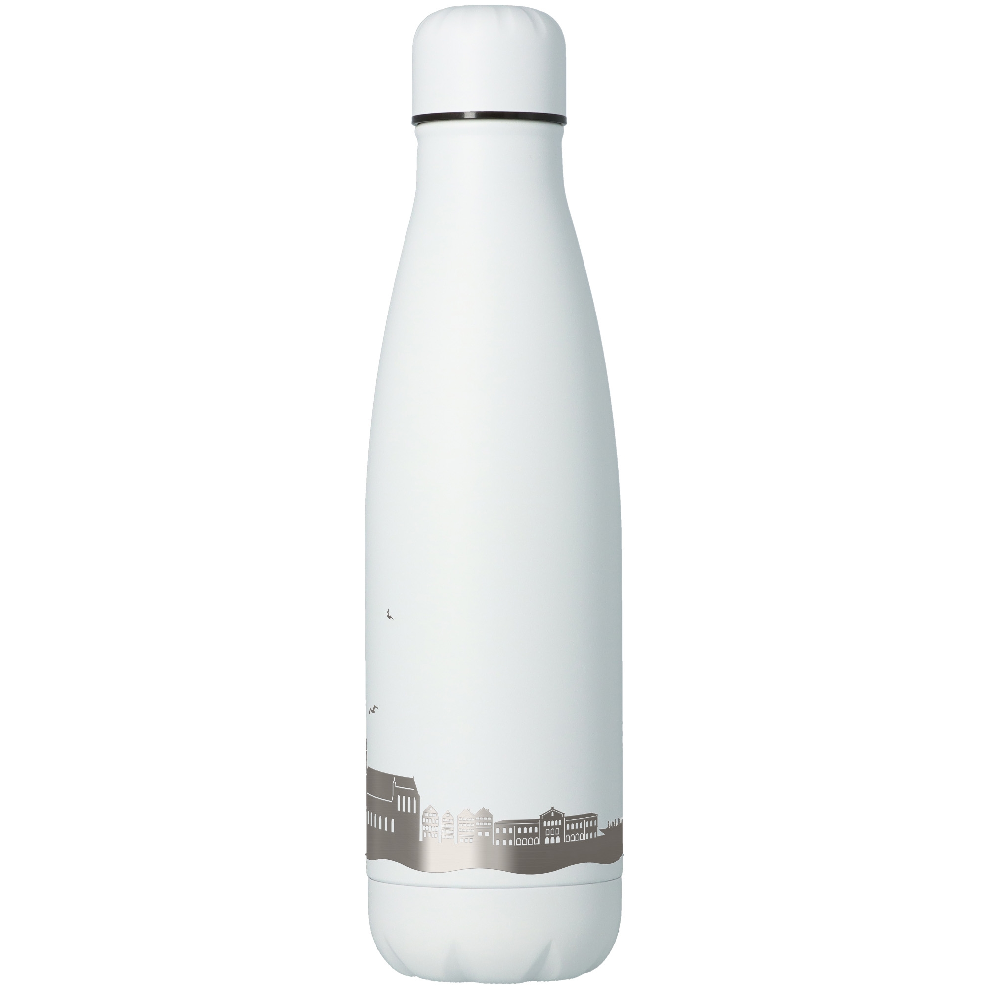 9ea4e55d3f3b0107428bbf564d3ebbcc6d3af62b Trinkflasche Skyline Tübingen Weiß 500ml
