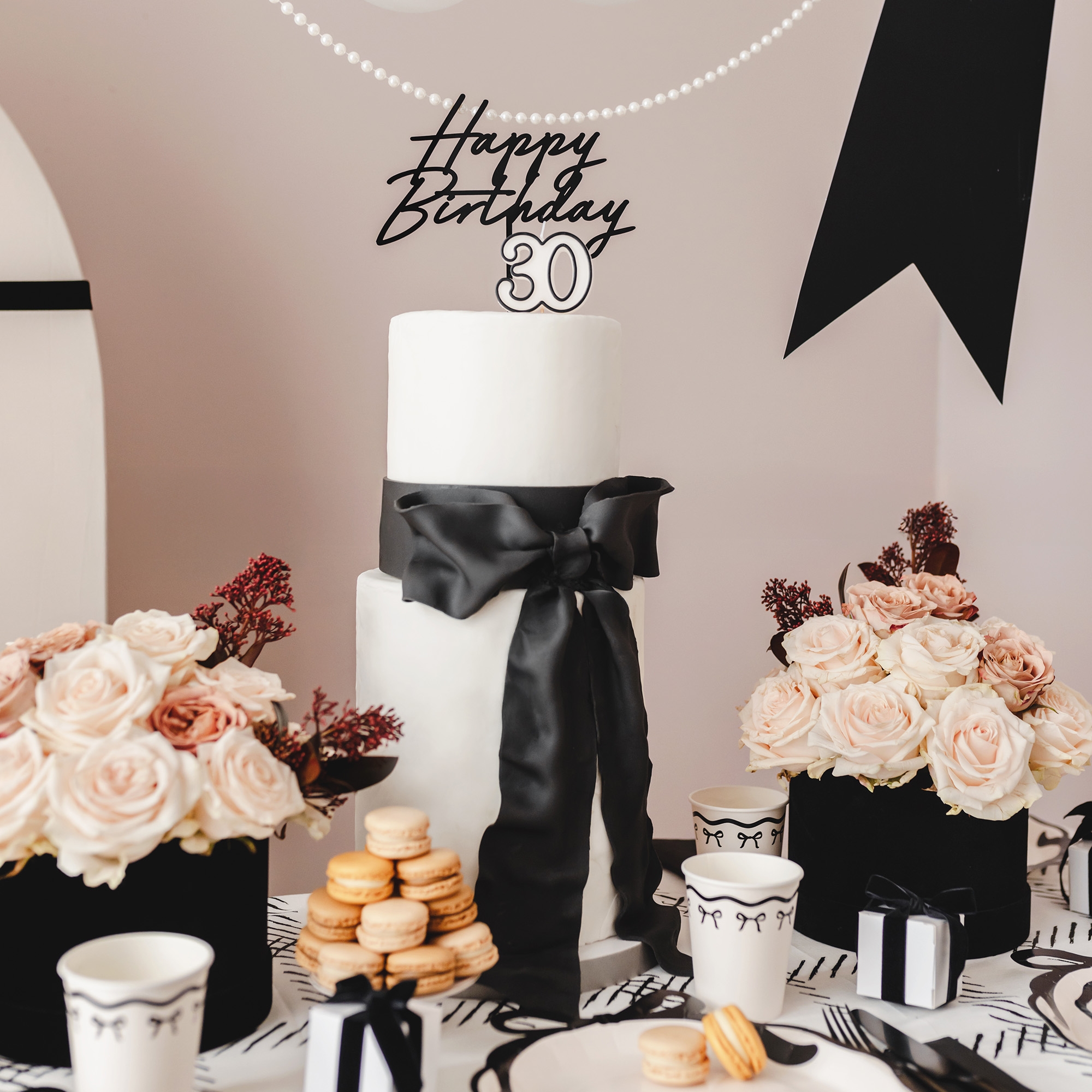 Caketopper "Happy Birthday"