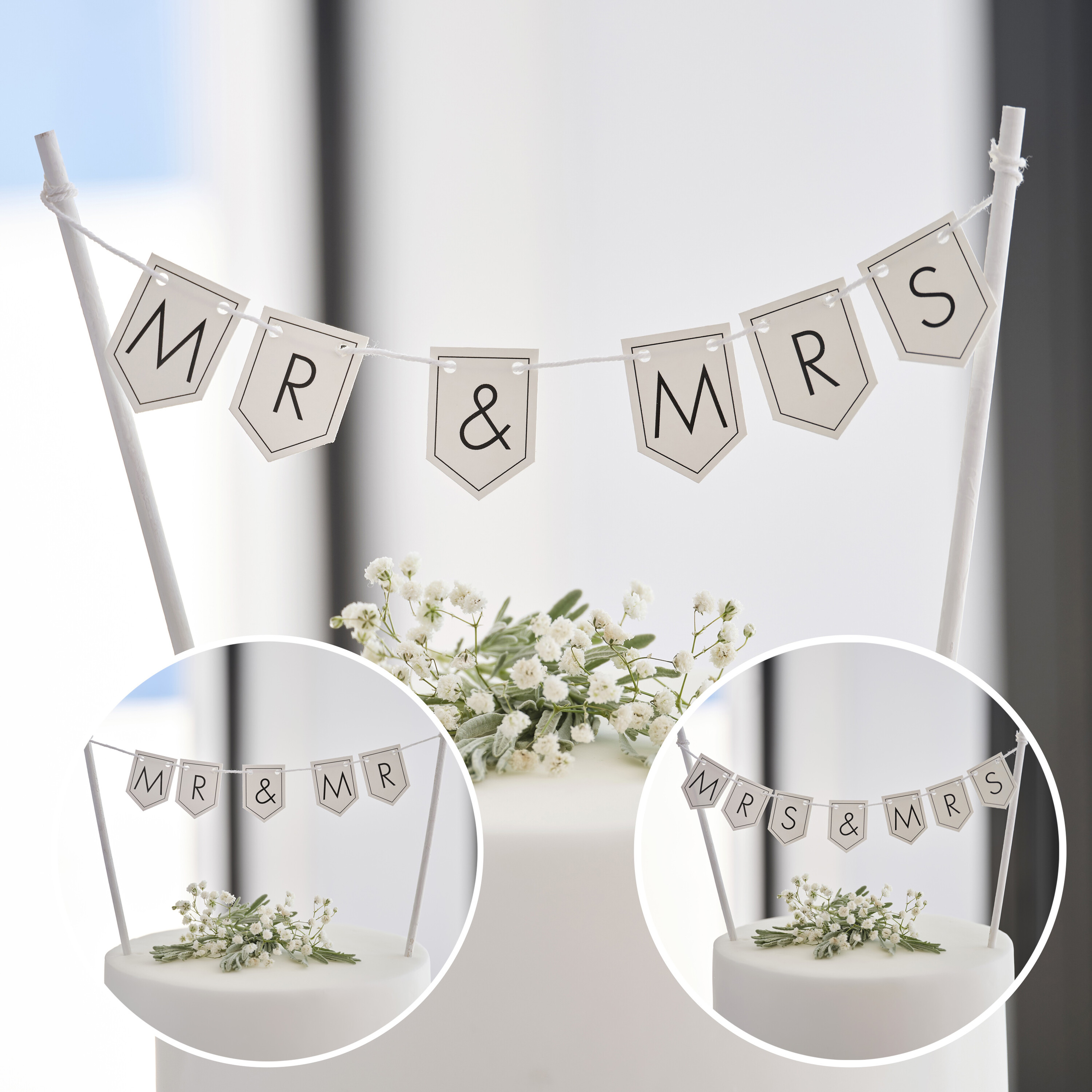 Cake Topper Individuell gestaltbar, Mr & Mrs Cake Topper Individuell gestaltbar, Mr & Mrs
