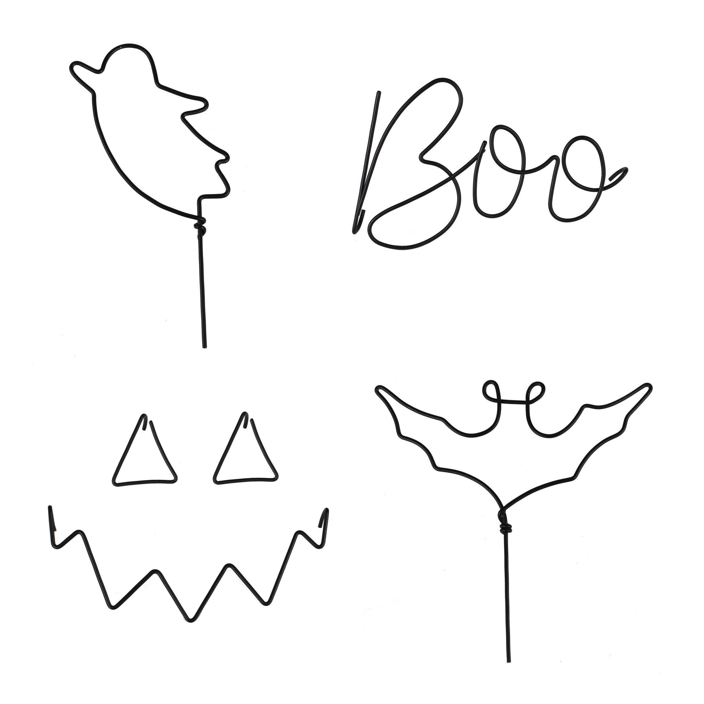 Draht Kürbis Dekoration Text