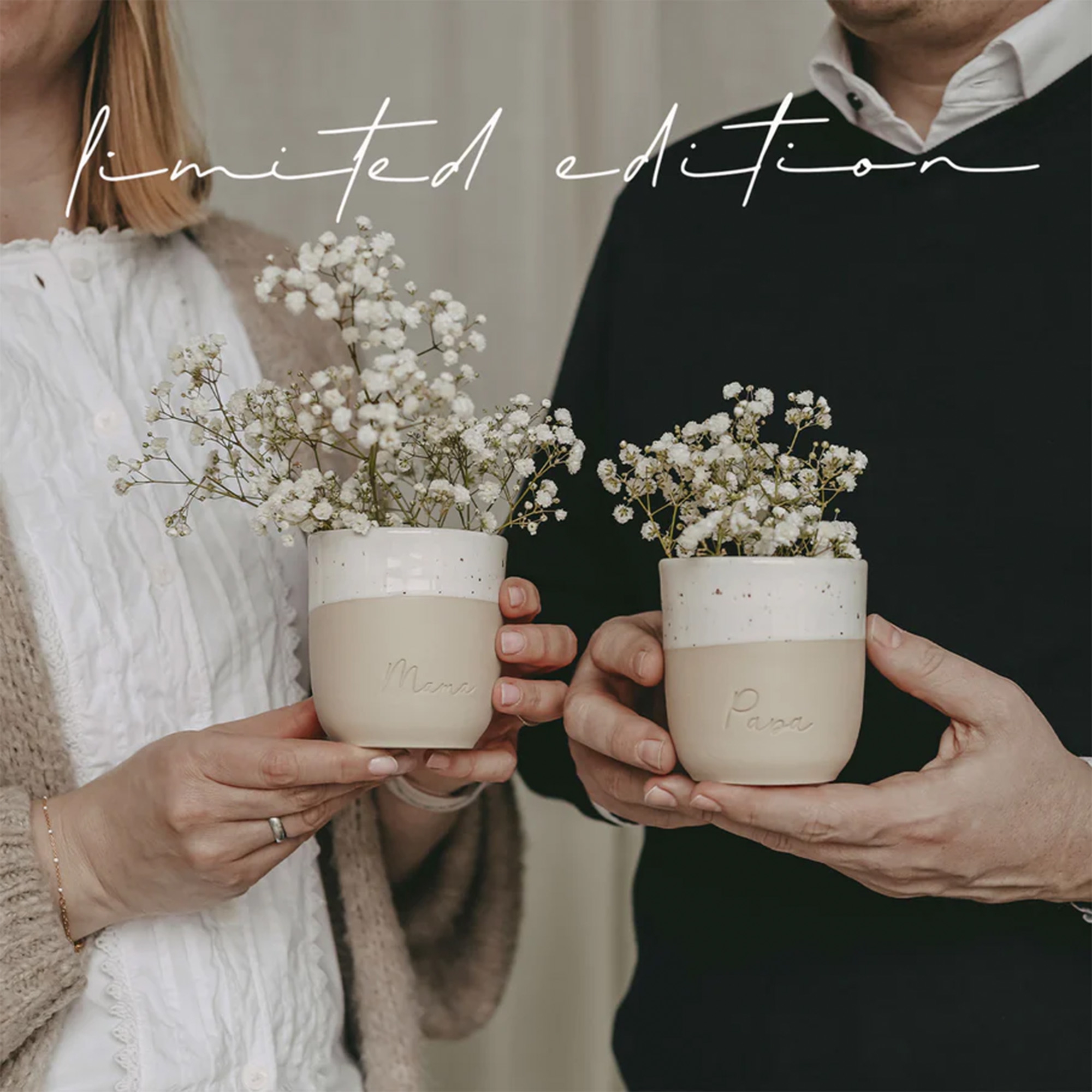 Eulenschnitt - Steingut-Becher "Papa" Limited Edition Pokal