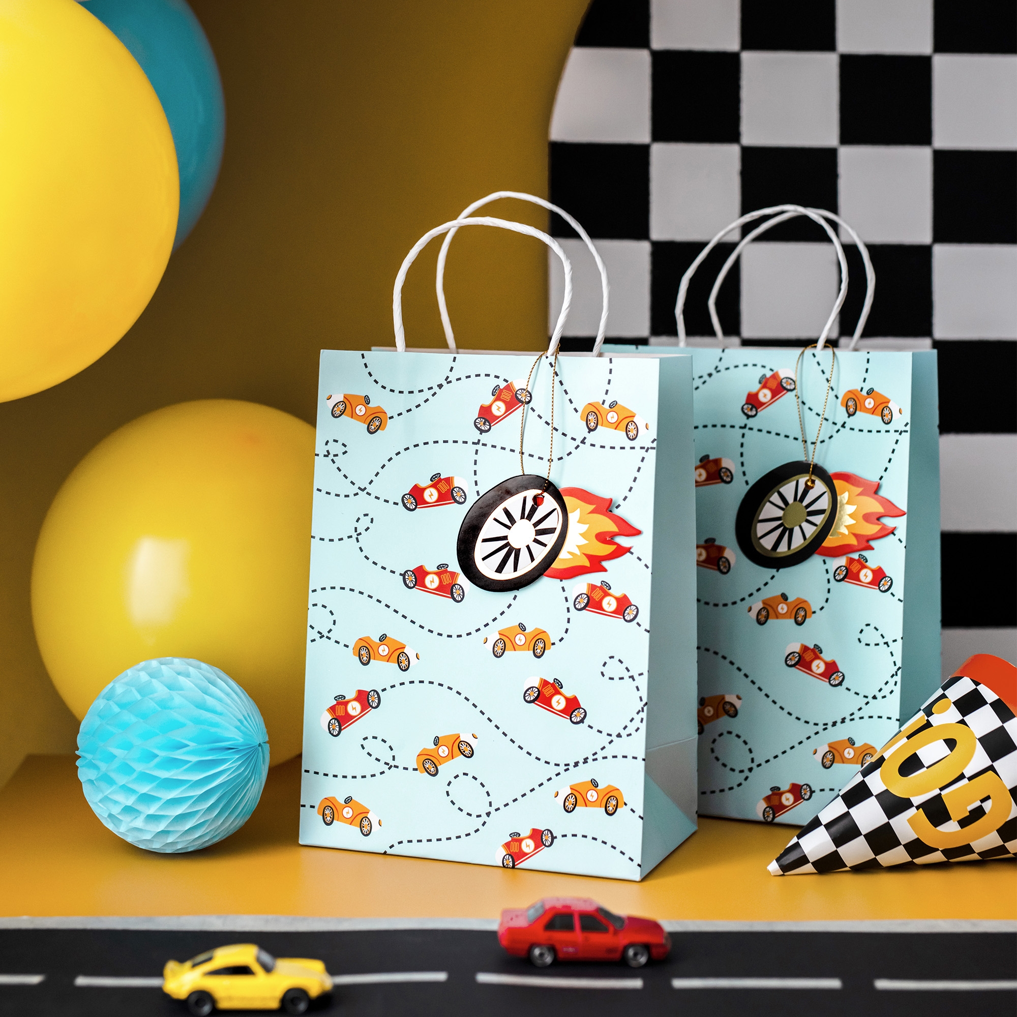 Geschenktüte "Autos", klein Geschenktüte "Autos", klein