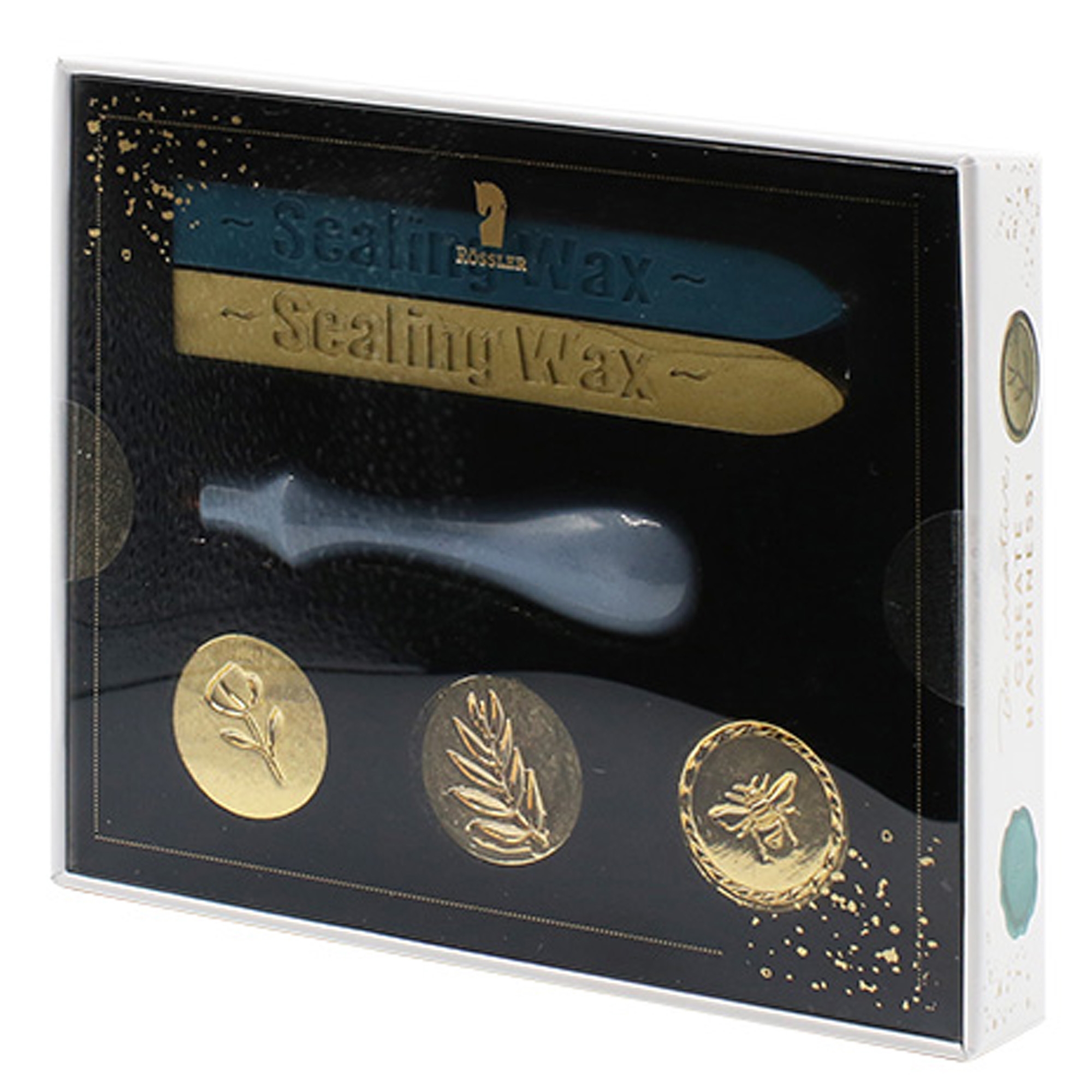 Rössler - Wachssiegel Set "Blume" Schatz