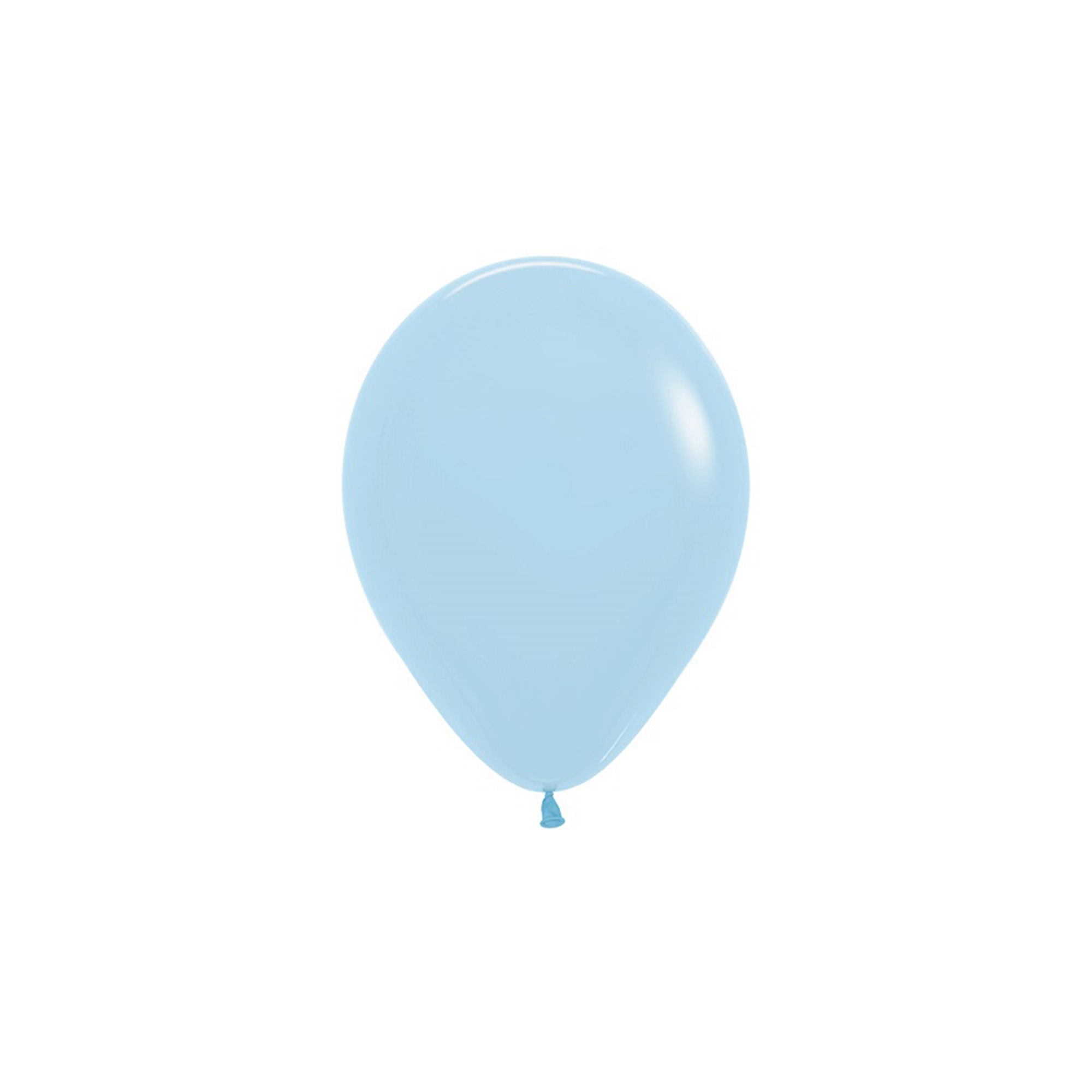 Sempertex Latexballon Pastel Matte Blue Ø 12cm Ballon