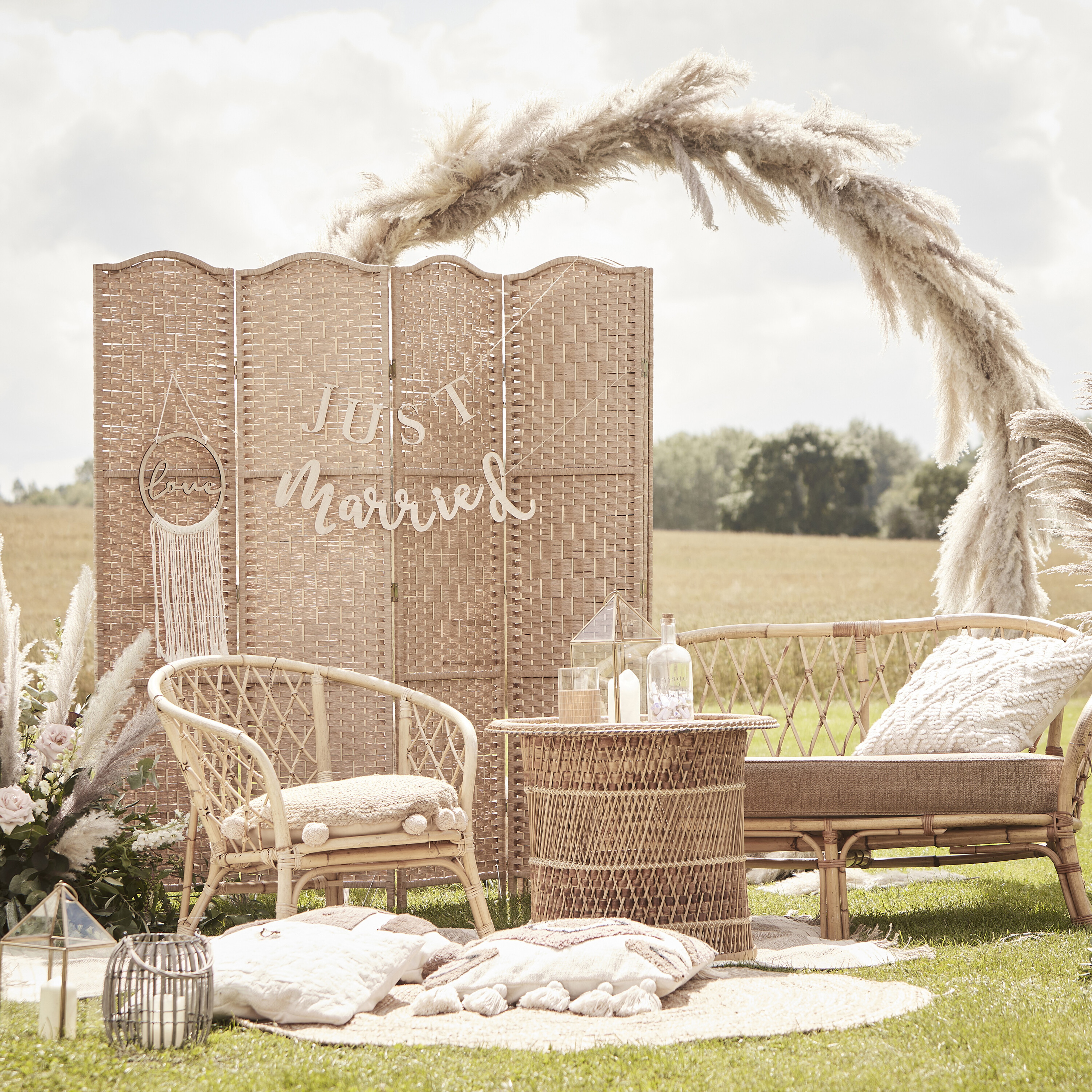 Holzgirlande "Just Married"