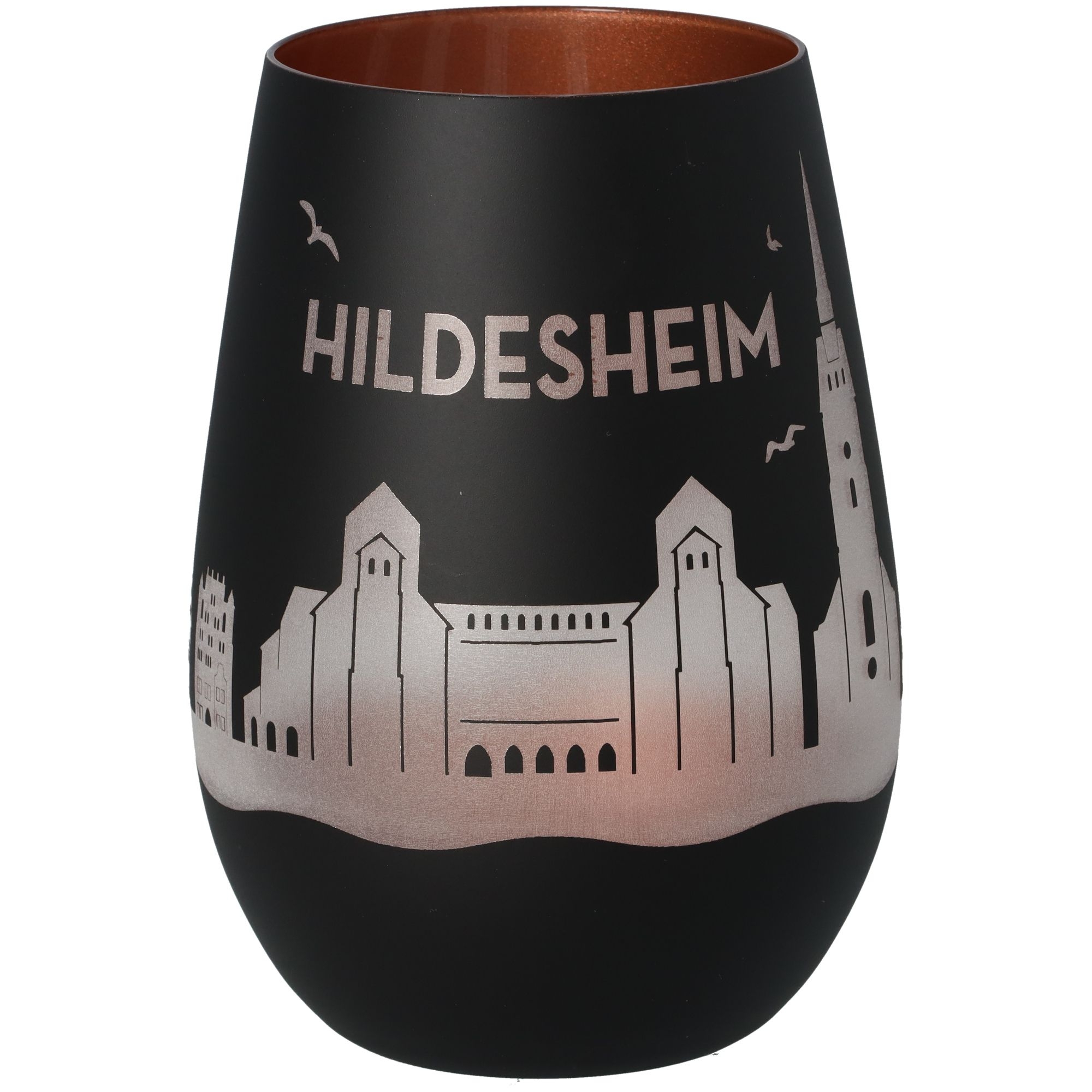 Windlicht Skyline Hildesheim Schwarz/Bronze Windlicht Skyline Hildesheim Schwarz/Bronze