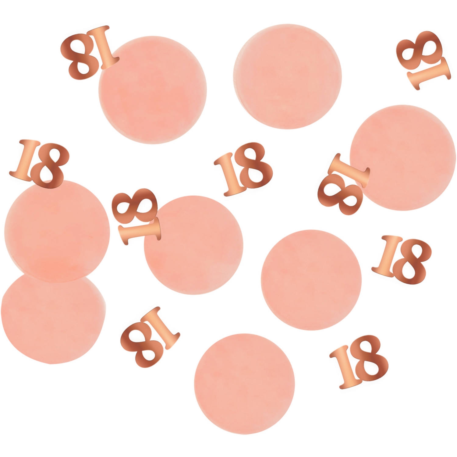 Konfetti "18", Blush/Roségold 25g