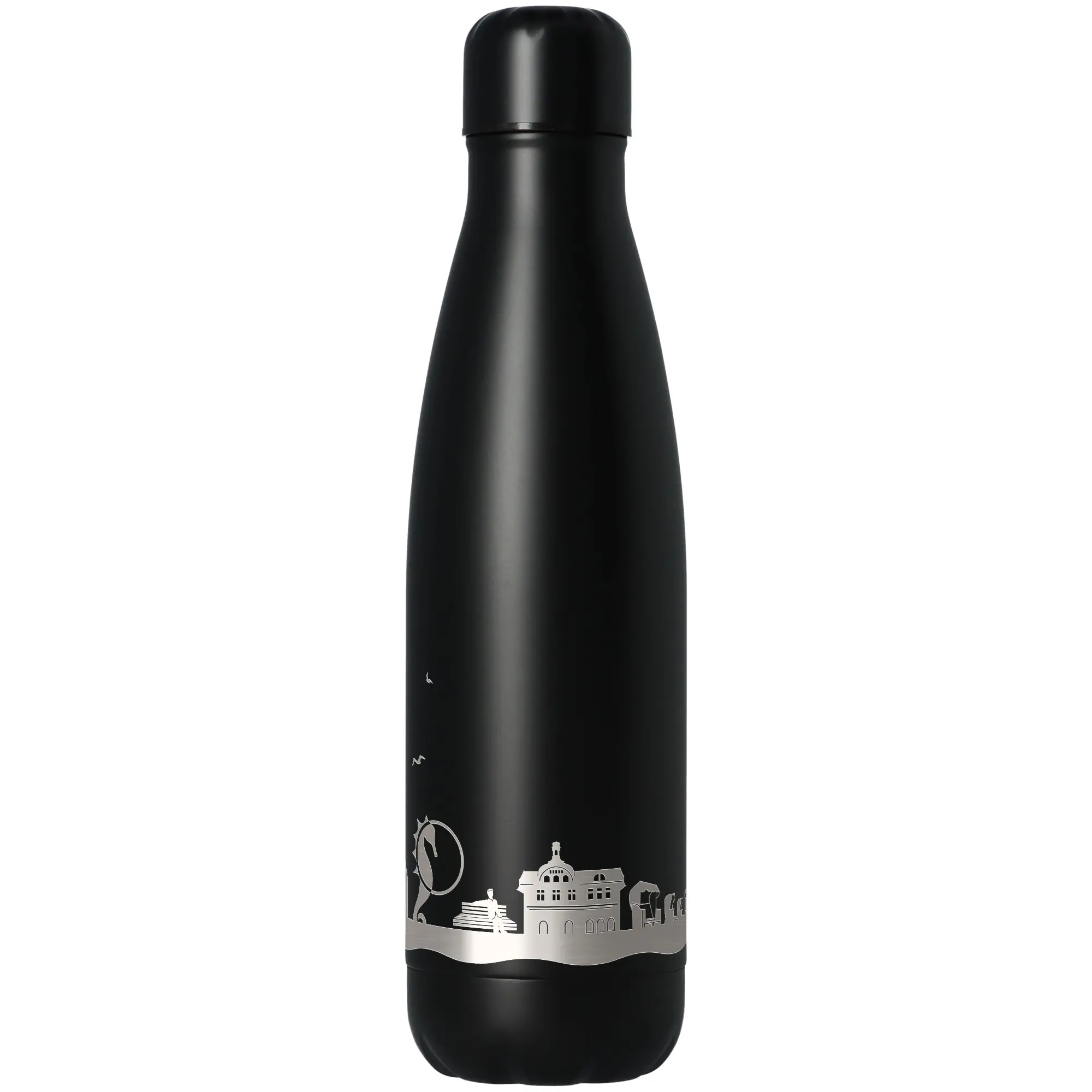 Trinkflasche Skyline Niendorf Schwarz 500ml