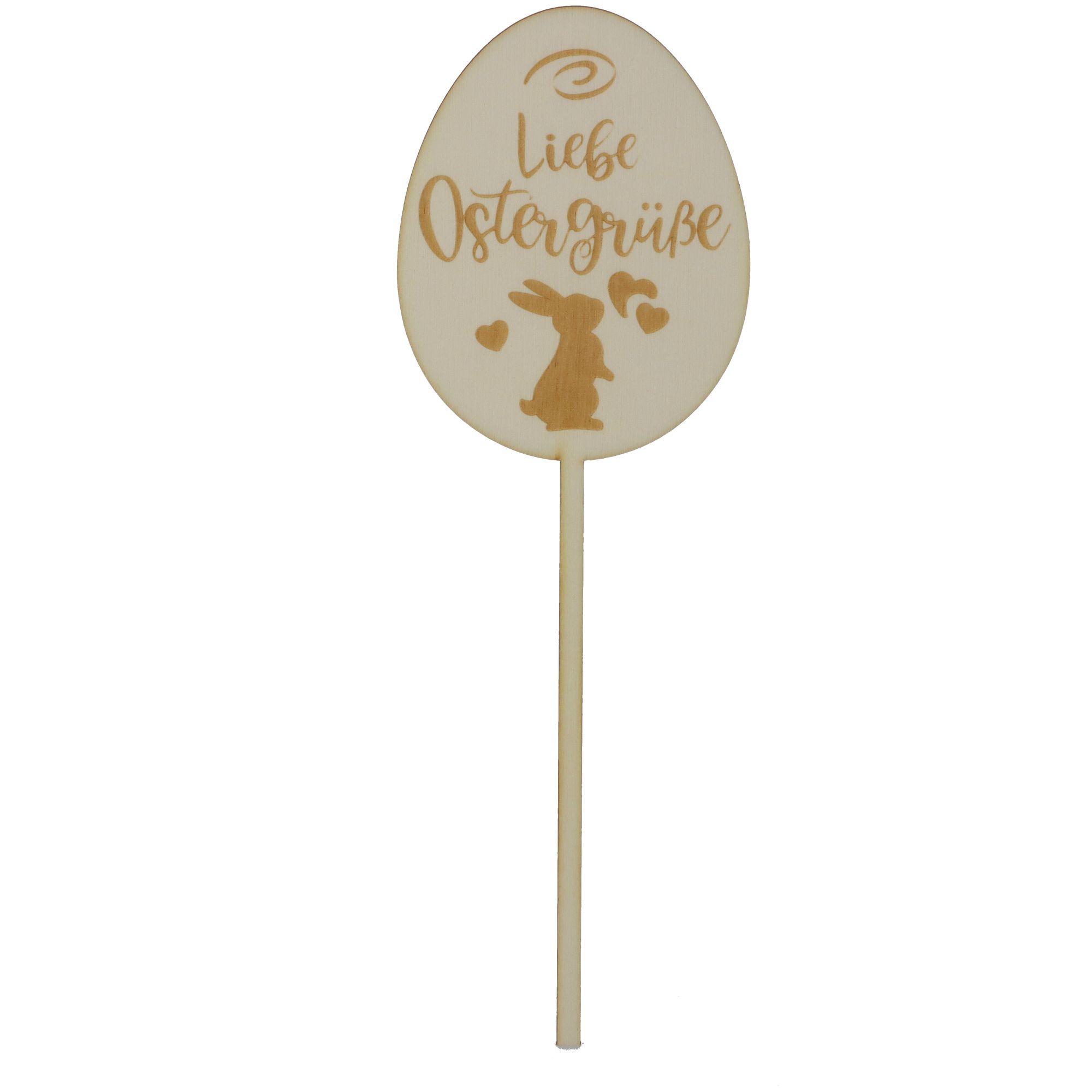 Blumenstecker "Liebe Ostergrüße"