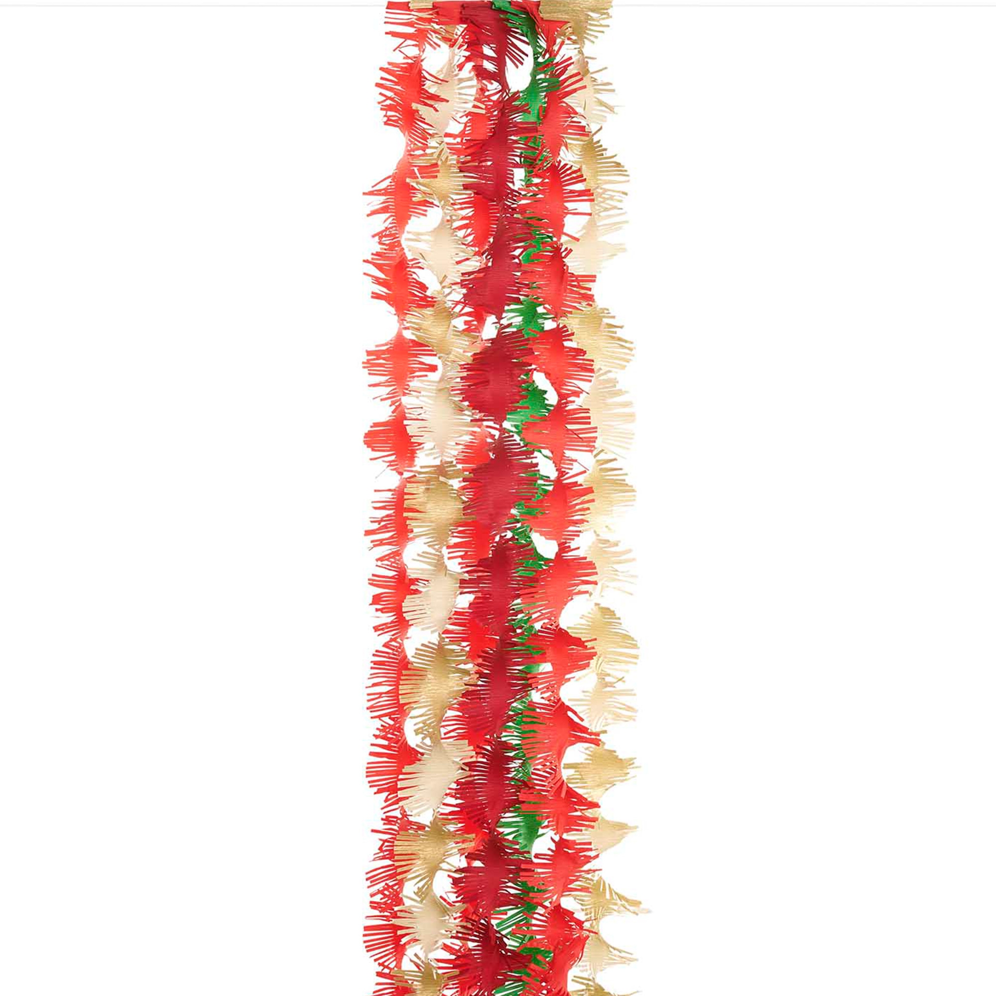 f10f28f68da1768dedb07a3dbd022ffc5a17de8b 7 Krepp Girlanden "Weihnachtsmix" je 3 m