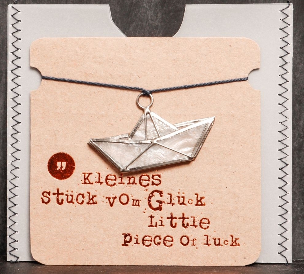 Glücksbringer - Kleines Stück vom Glück "Boot" Glücksbringer - Kleines Stück vom Glück "Boot"