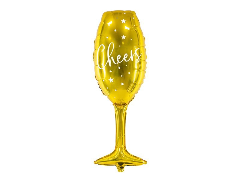 Folienballon Sektglas "Cheers" Folienballon Sektglas "Cheers"