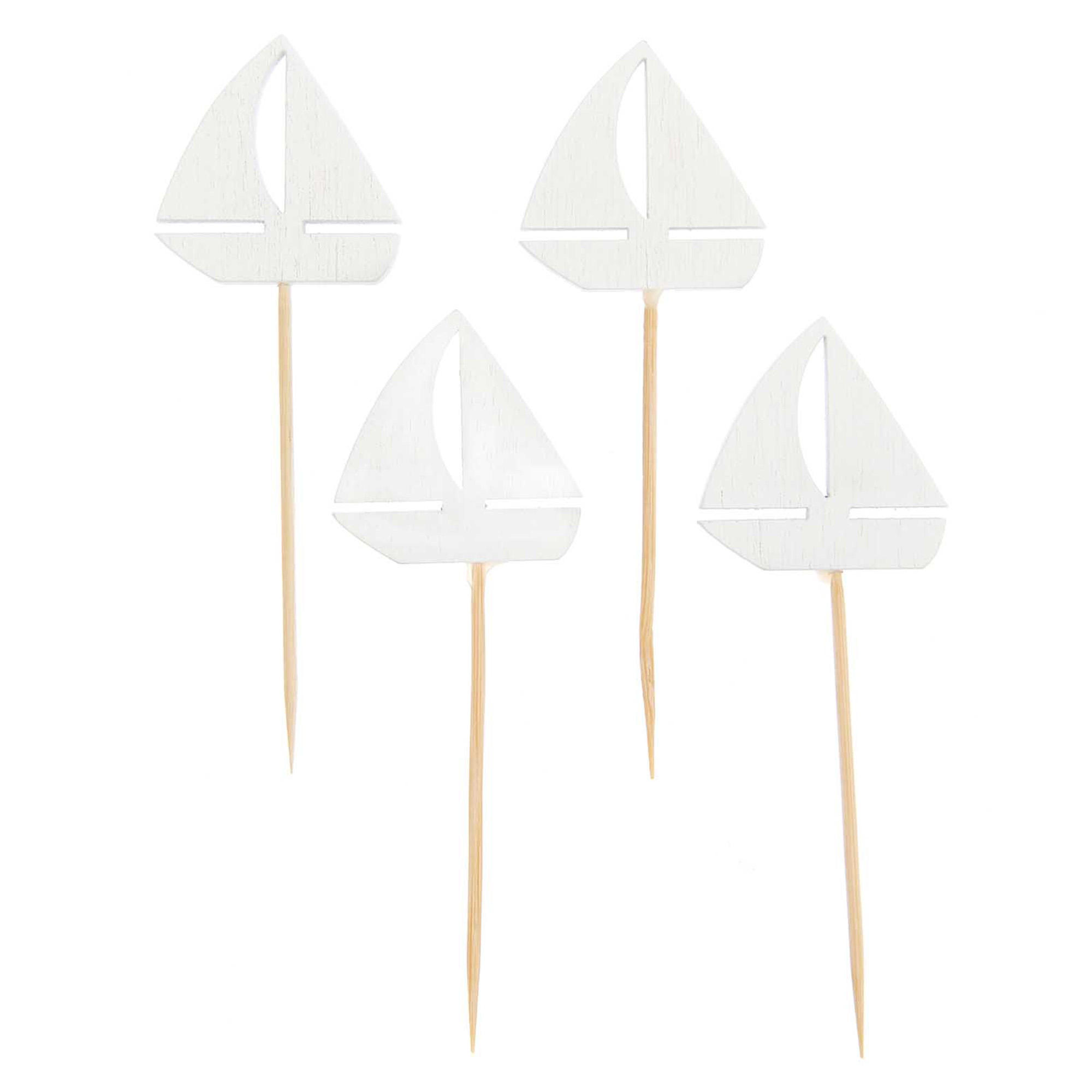 Deko-Picker "Segelboot" 4 Stück Deko-Picker "Segelboot" 4 Stück