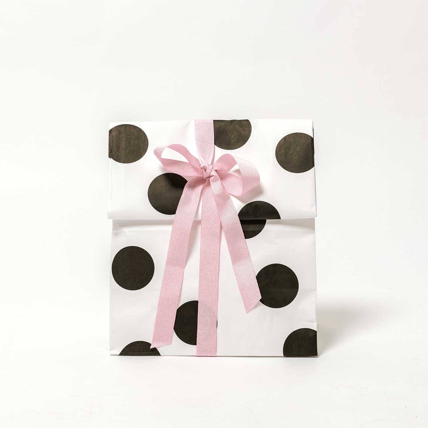 Blockbodenbeutel L - Schwarz / Weiß - 2 Stück Blockbodenbeutel L - Schwarz / Weiß - 2 Stück