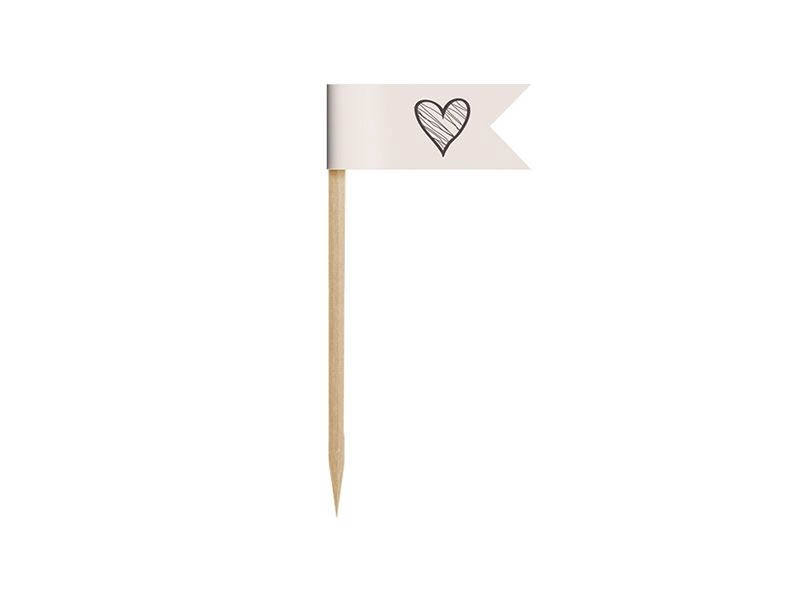 Sweets - 6 Mini Flaggen Cupcake Topper