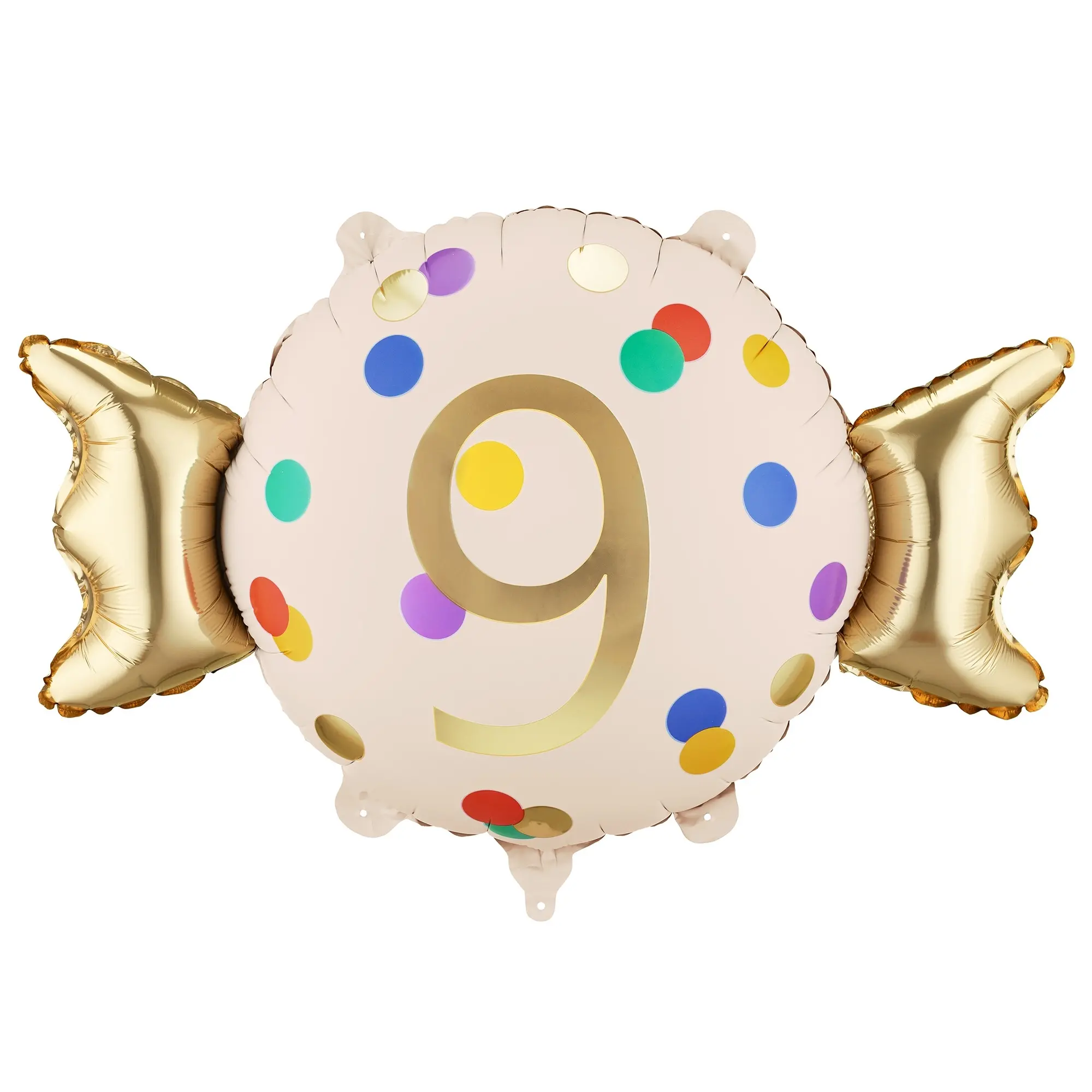 Folienballon Bonbon "9" 60cm