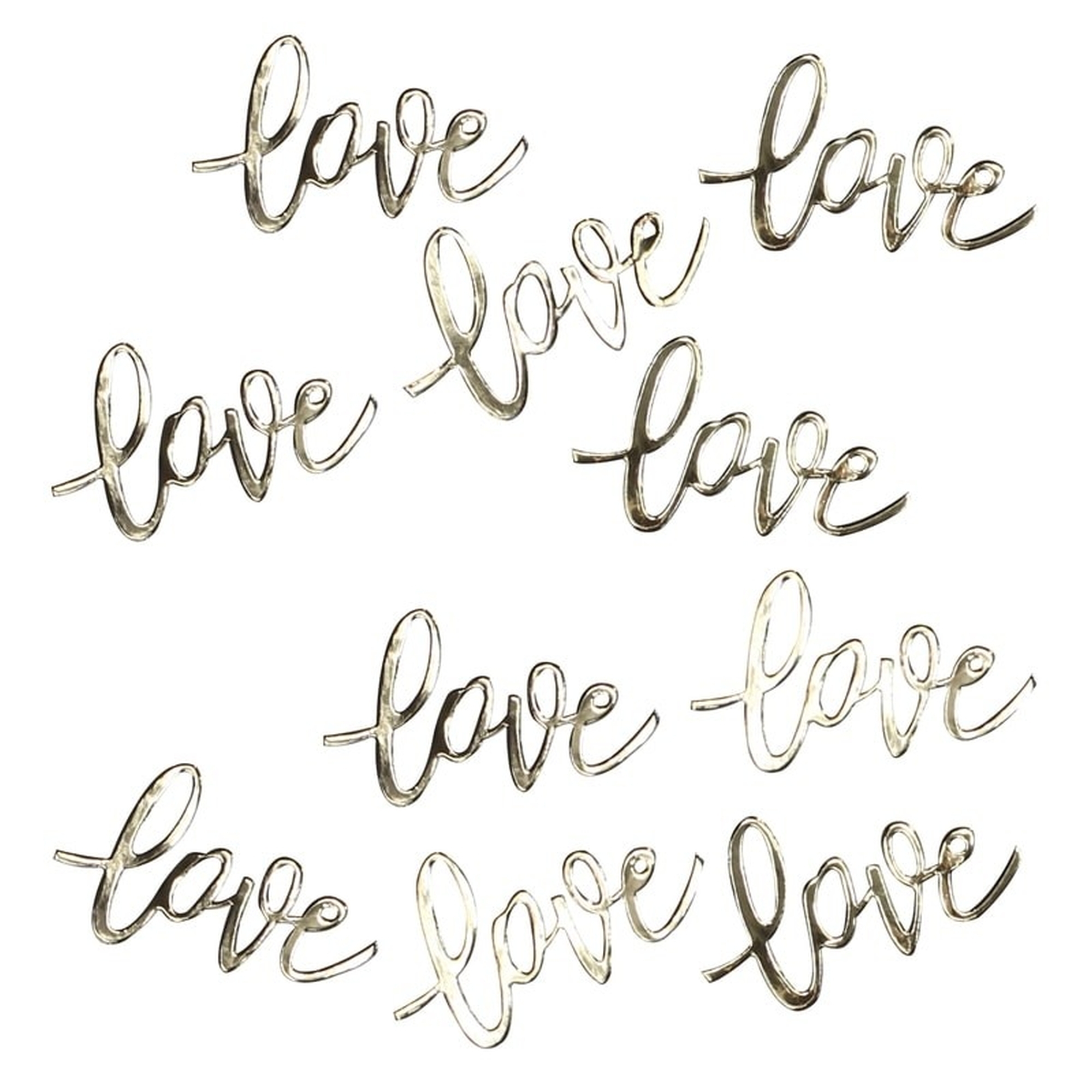 Gold Wedding Love Tisch Konfetti 14g