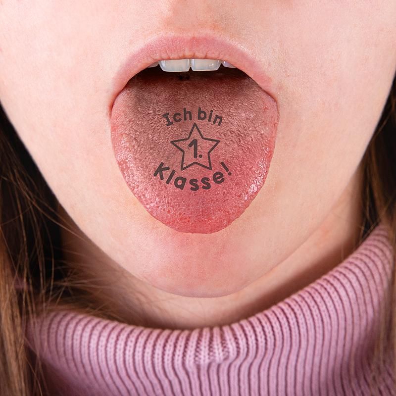 10 Zungentattoos zur Einschulung 10 Zungentattoos zur Einschulung