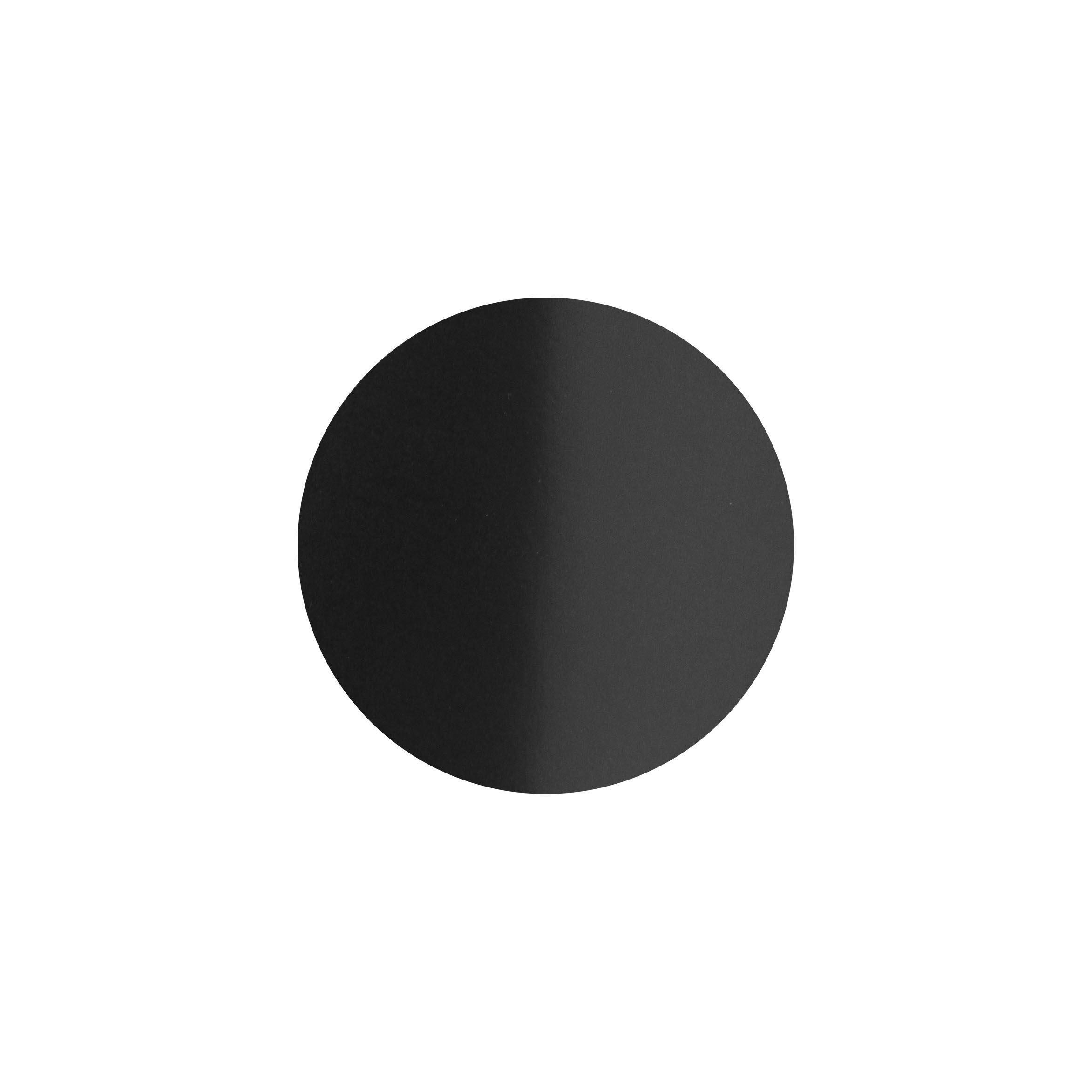 Folienkonfetti 1cm Rund 15g Satin Schwarz