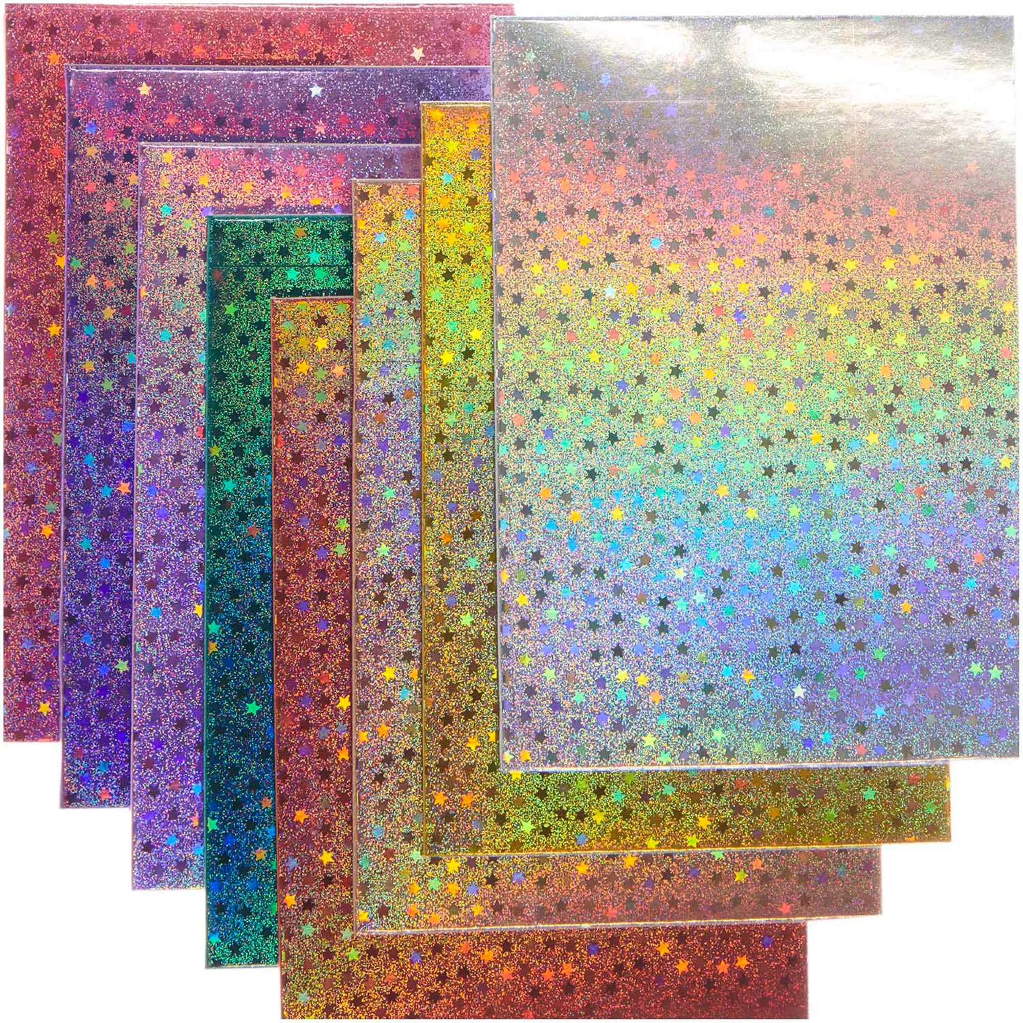 Kartenset "Sterne Holo/Rainbow" DIN B6