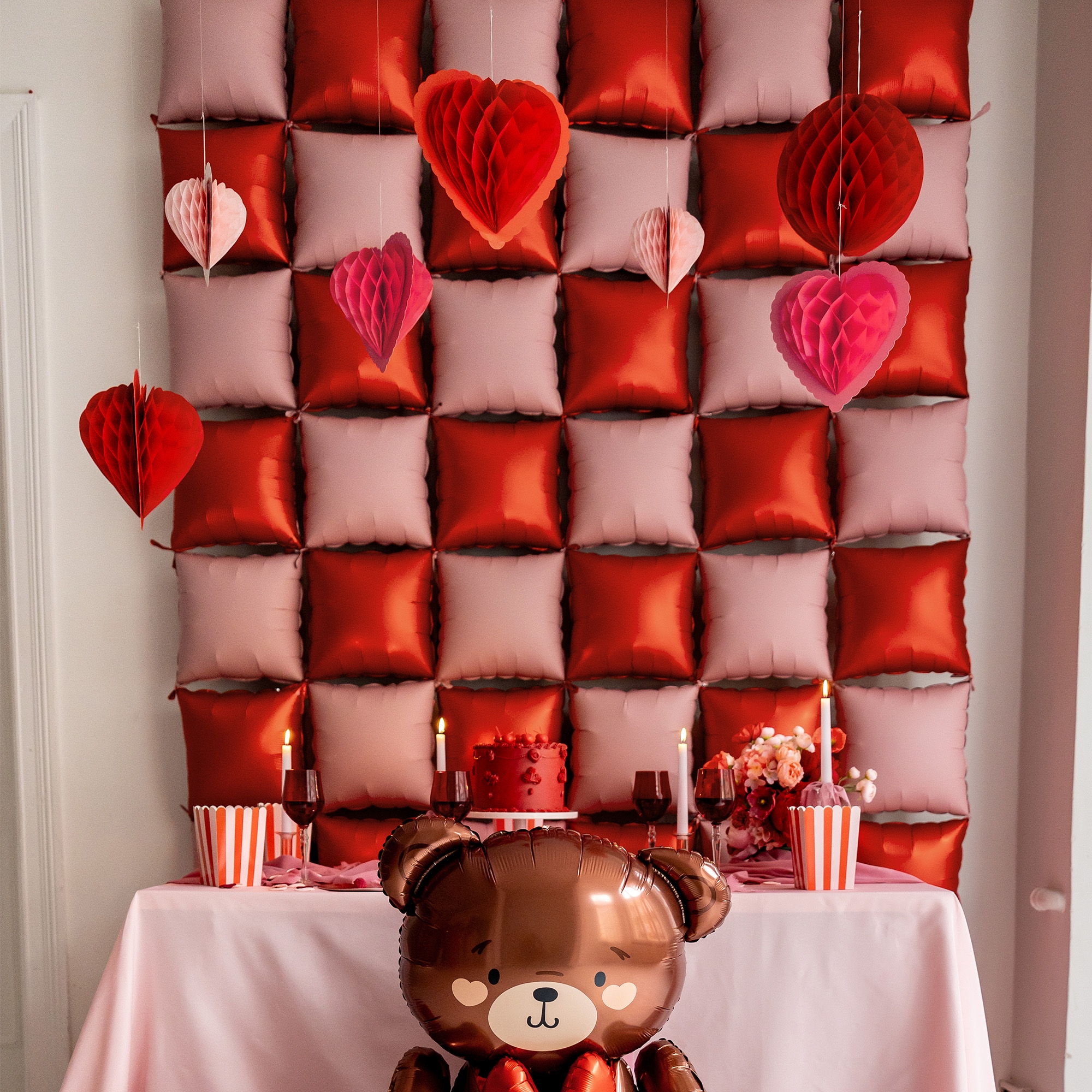 Wabendekoration "Herzen" 3 Stück Wabendekoration "Herzen" 3 Stück