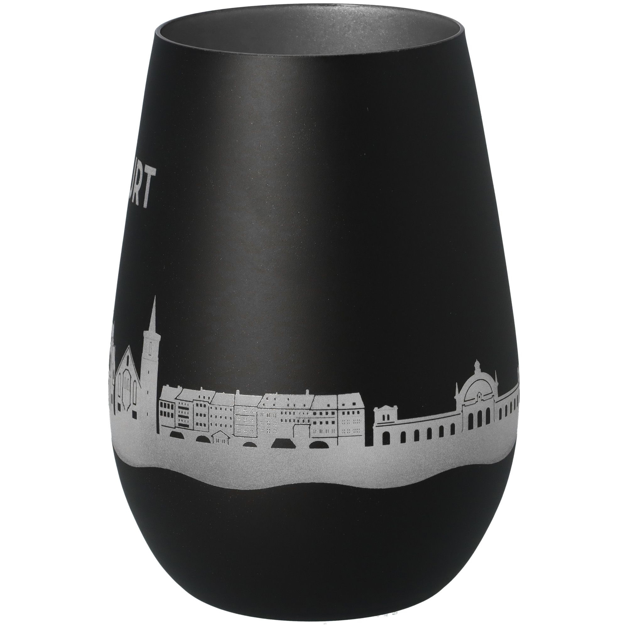 Windlicht Skyline Erfurt Schwarz/Silber Windlicht Skyline Erfurt Schwarz/Silber