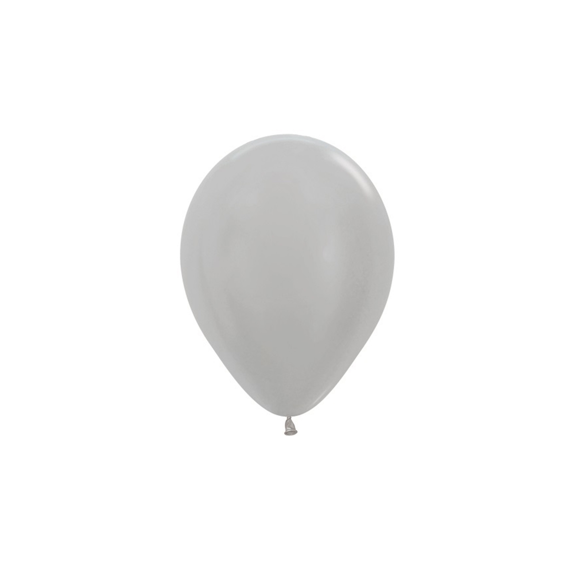 Sempertex Latexballon Pearl Silver Ø 12cm Ballon