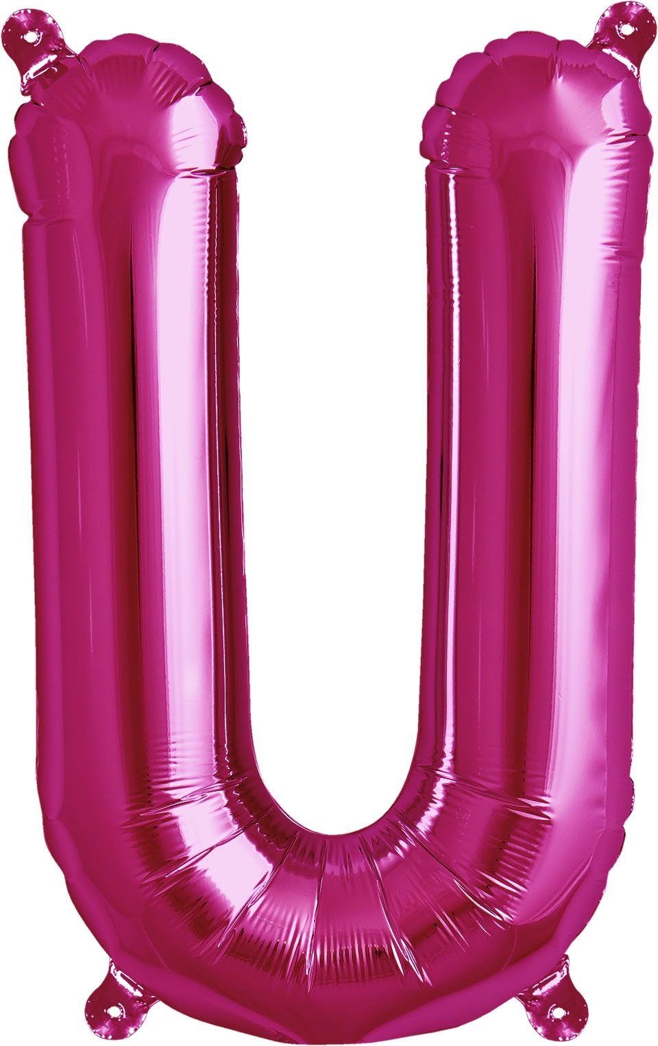 Luftballon Buchstabe U Pink 40cm Luftballon Buchstabe U Pink 40cm
