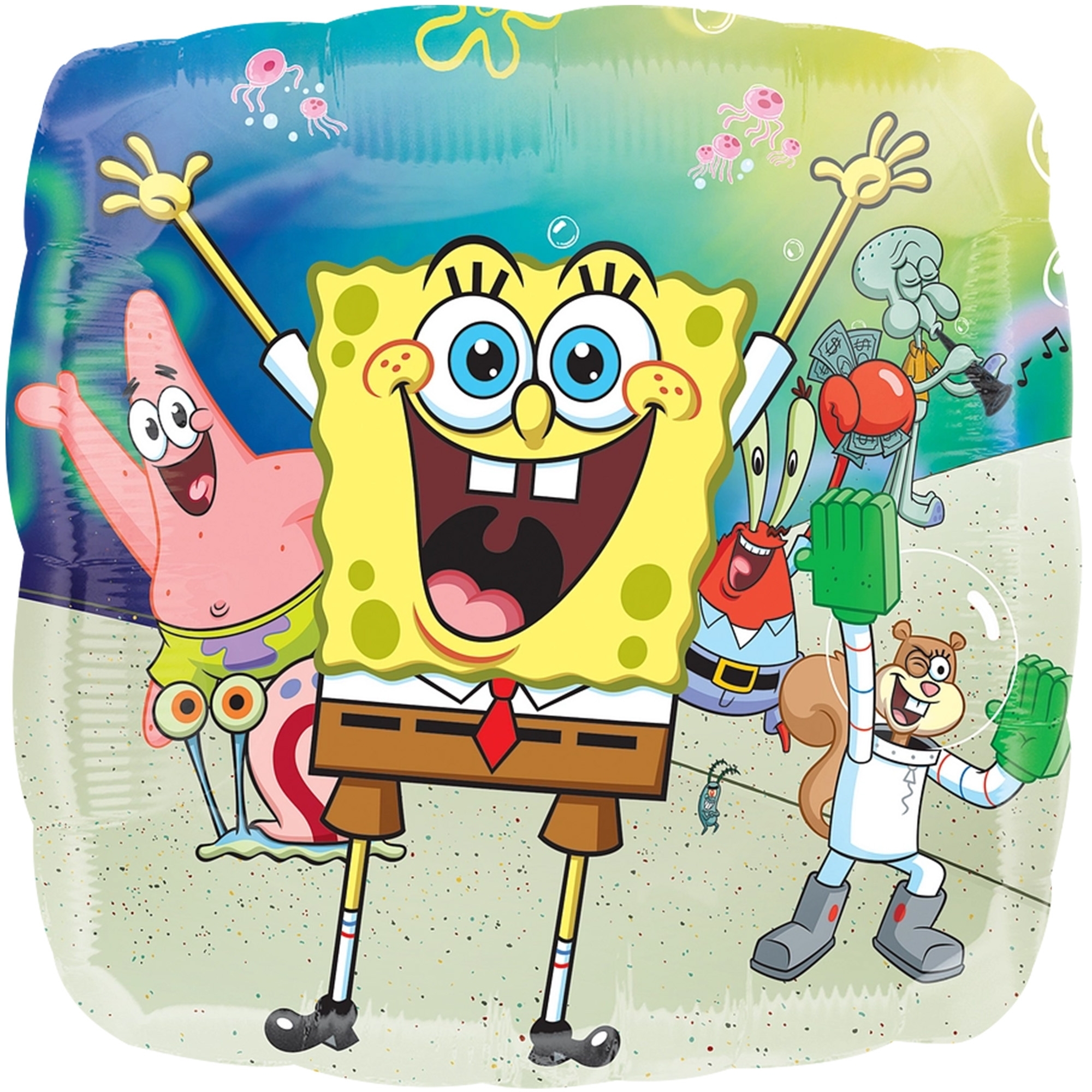 Folienballon "Spongebob" 45 cm Person, Kunst
