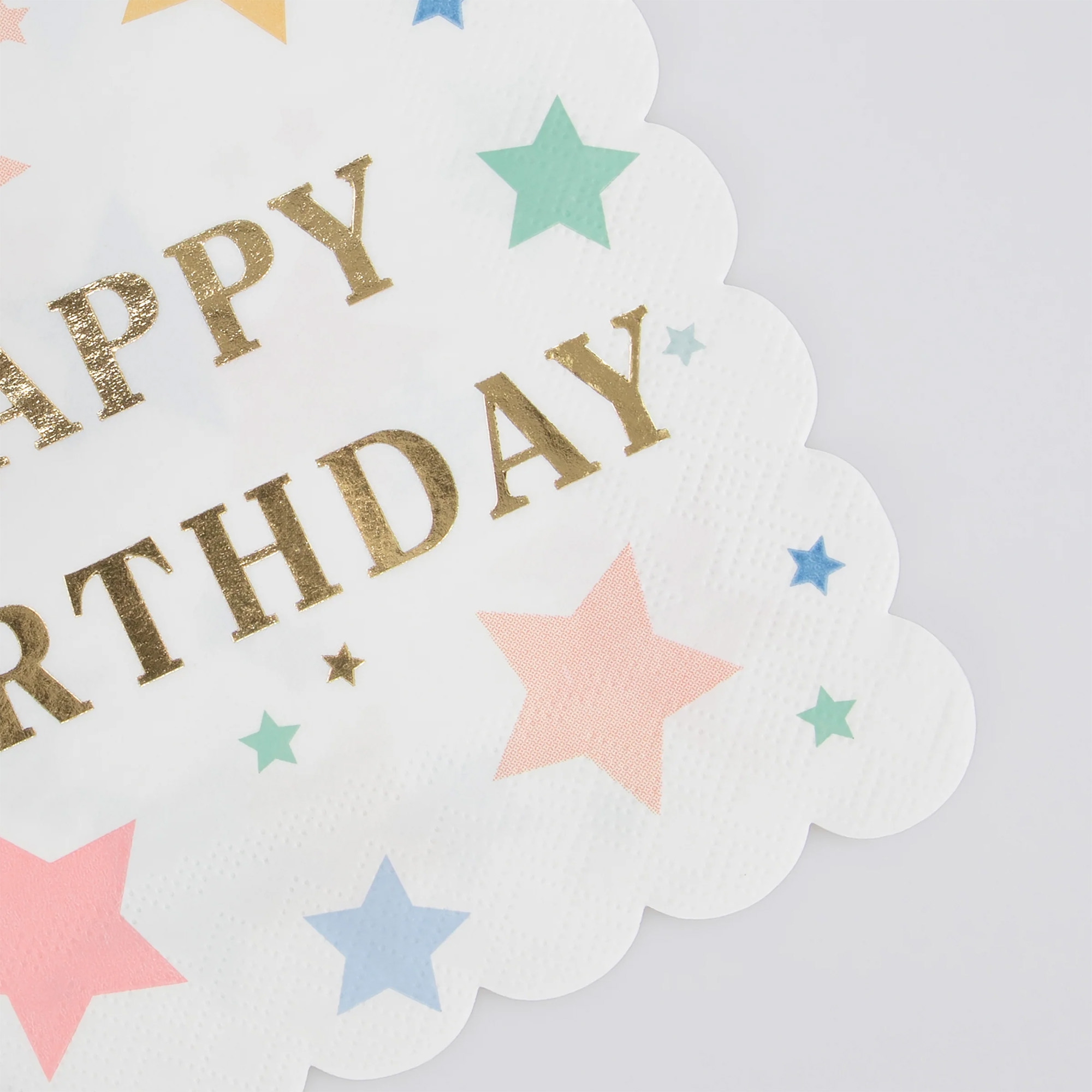 Meri Meri - 16 Servietten "Happy Birthday" Sterne Meri Meri - 16 Servietten "Happy Birthday" Sterne