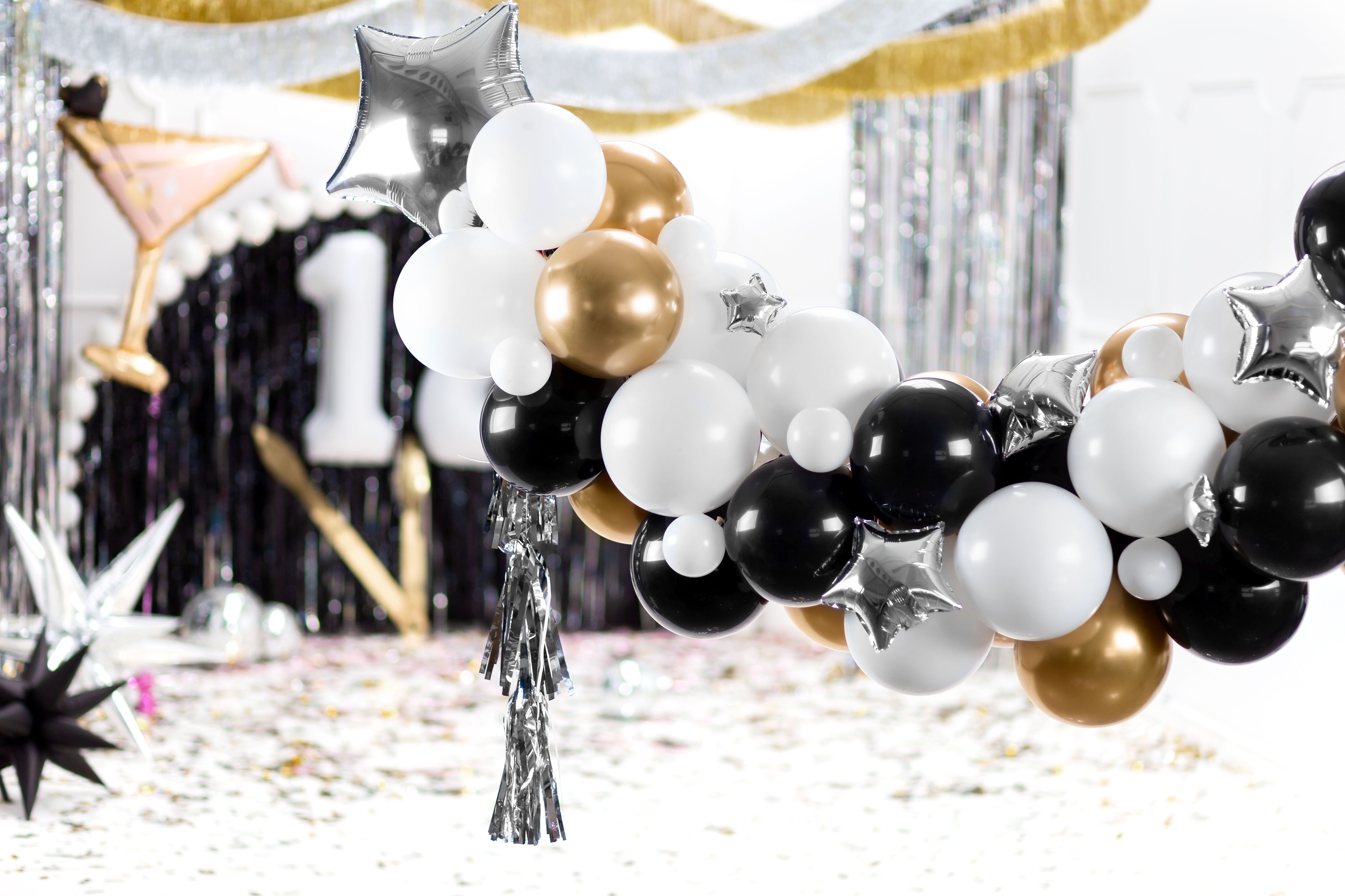 DIY Ballongirlande zum Selberbauen "Sterne"